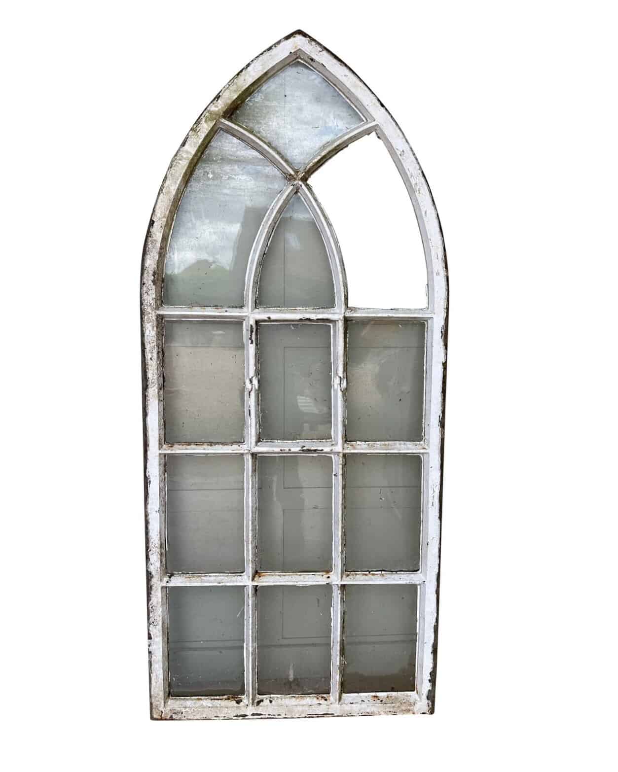 Reclaimed Decorative Cast Iron Gothic Window Frame