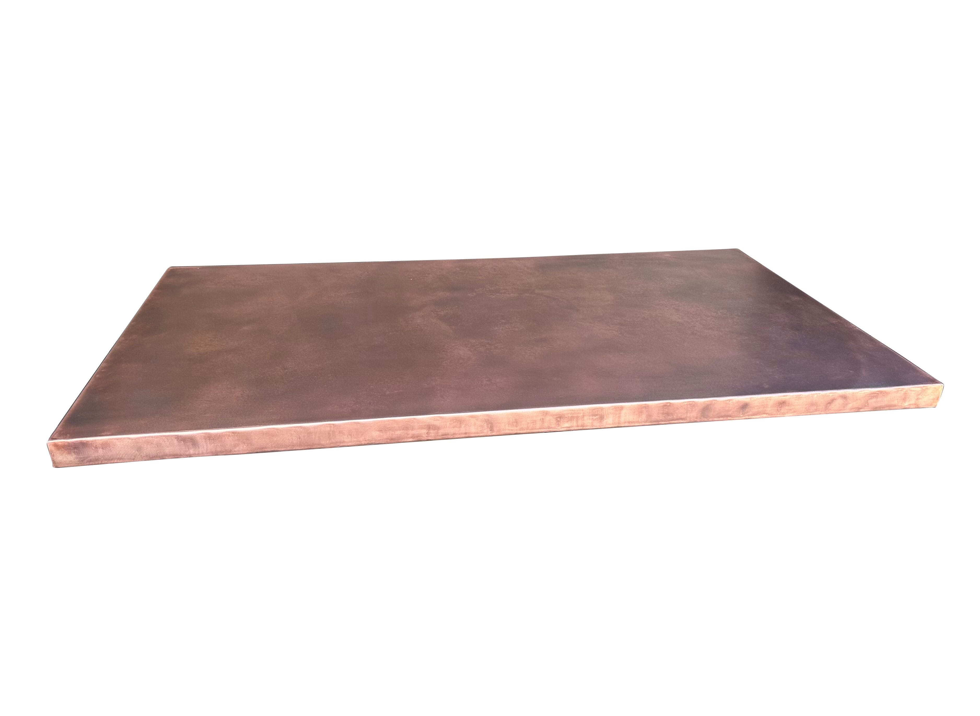 Antique Copper Handmade Kitchen Countertop - D2189