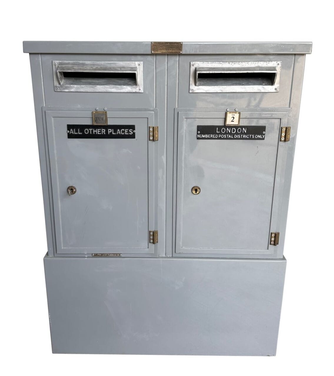 Original Floor Mounted Double Post Box - 10488
