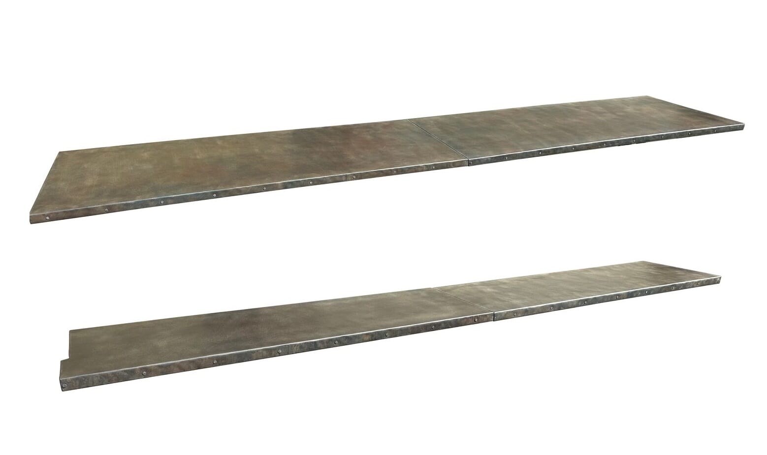 Kitchen Antique Zinc Worktops / Work Surfaces - D2192