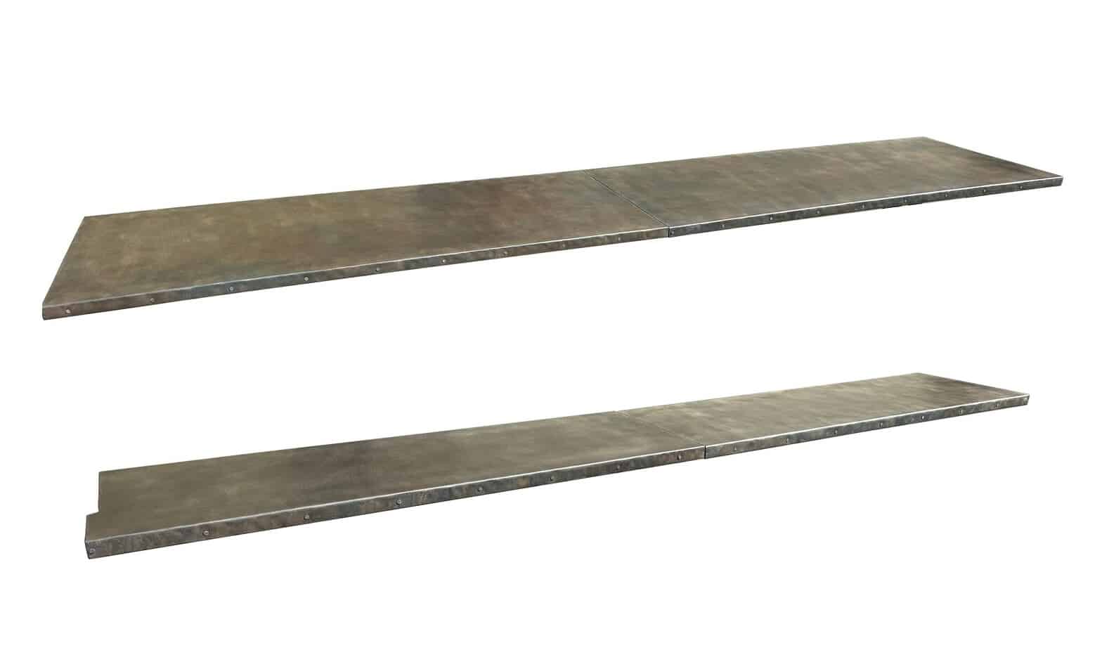 Kitchen Antique Zinc Worktops / Work Surfaces