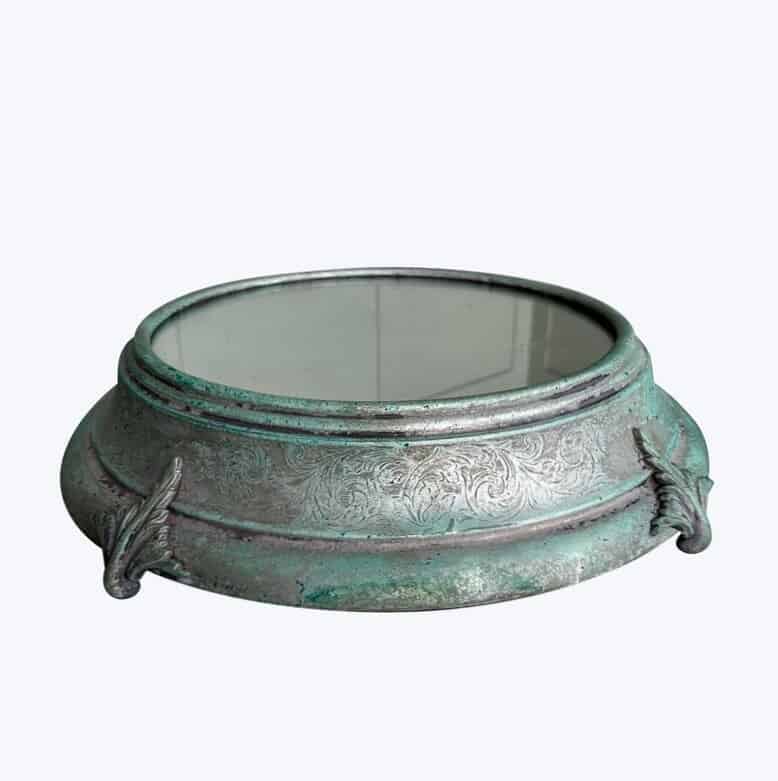 Salvaged British Made Round Wedding Cake Stand With Box