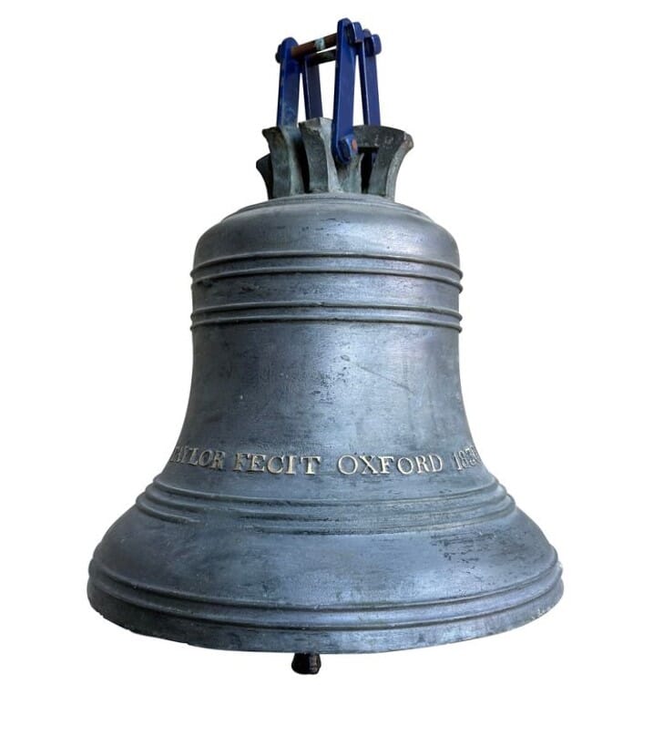 Antique Taylor Church Bronze Bell With Clapper - 10471