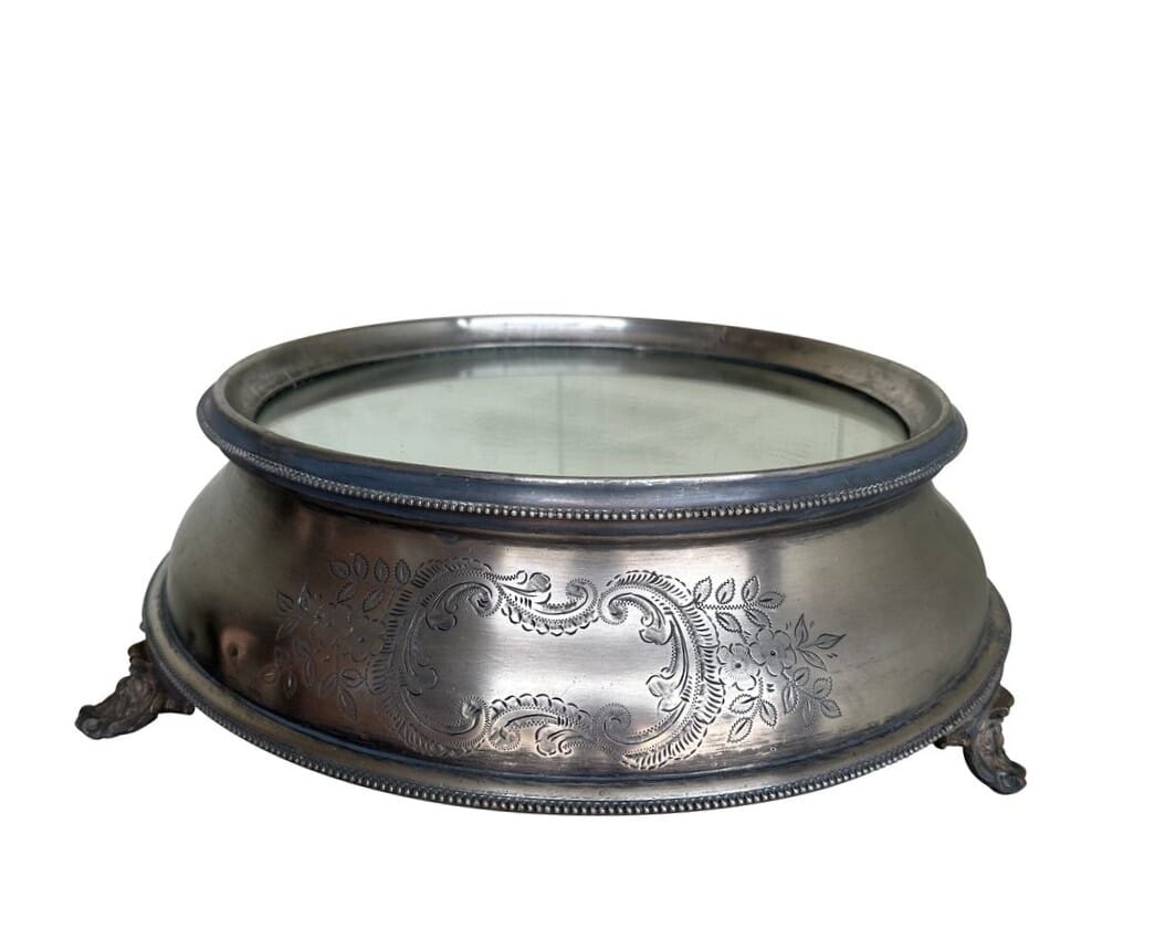 Round British Made Wedding Cake Stand and Box - 9868J