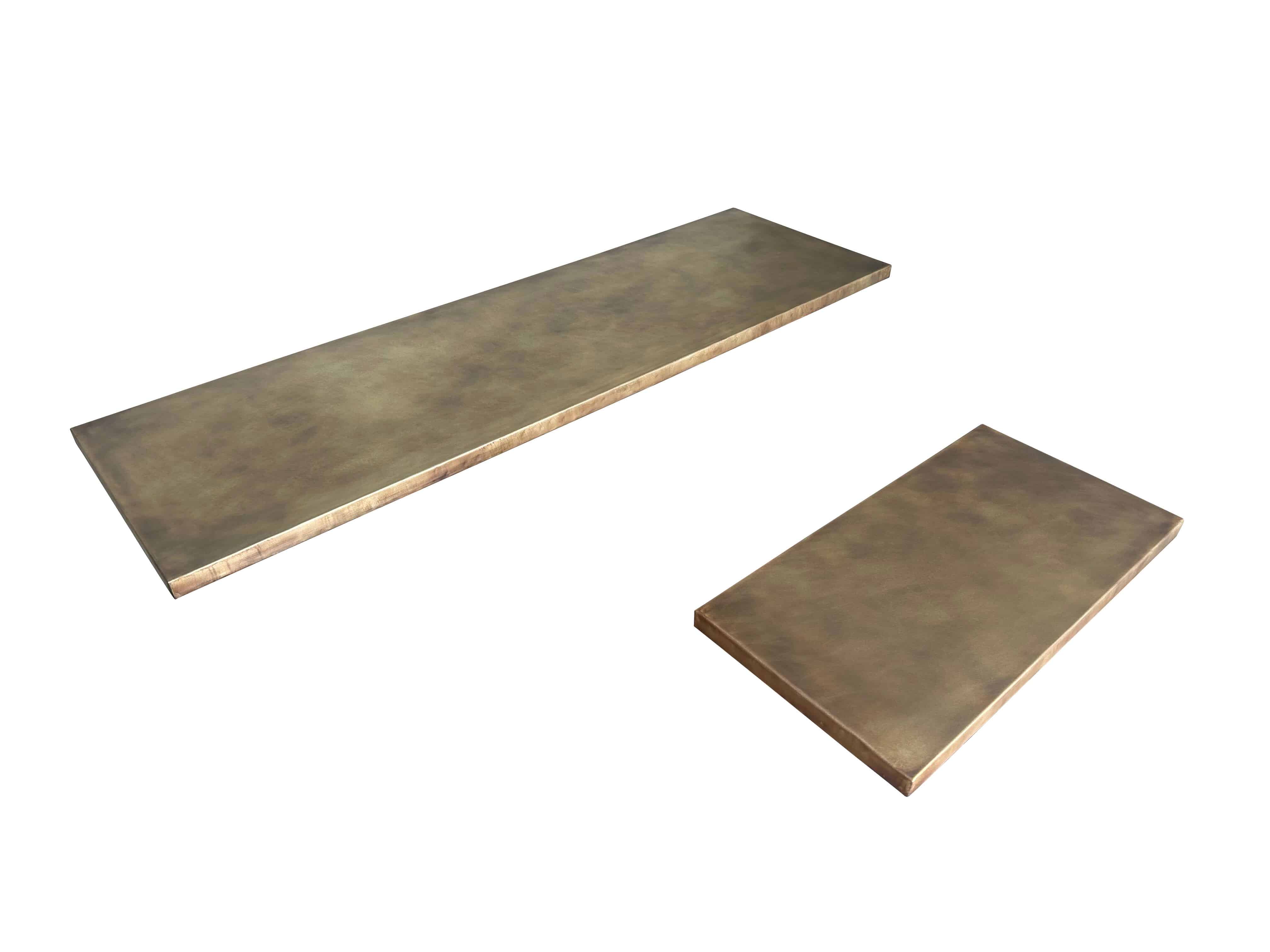 Bespoke Made Antique Brass Kitchen Tops