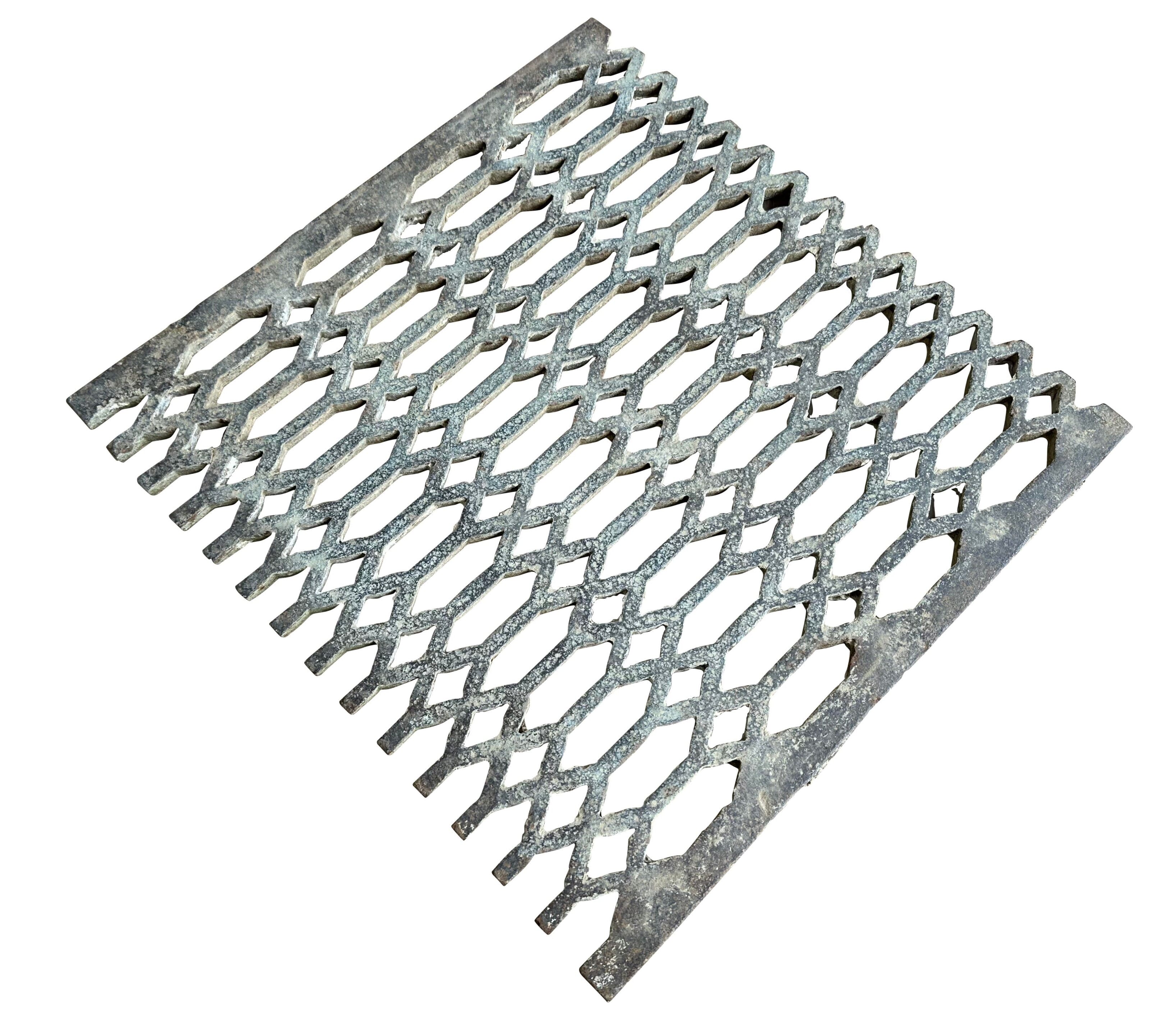 Reclaimed Victorian Cast Iron Floor Grille / Grid - 10555C
