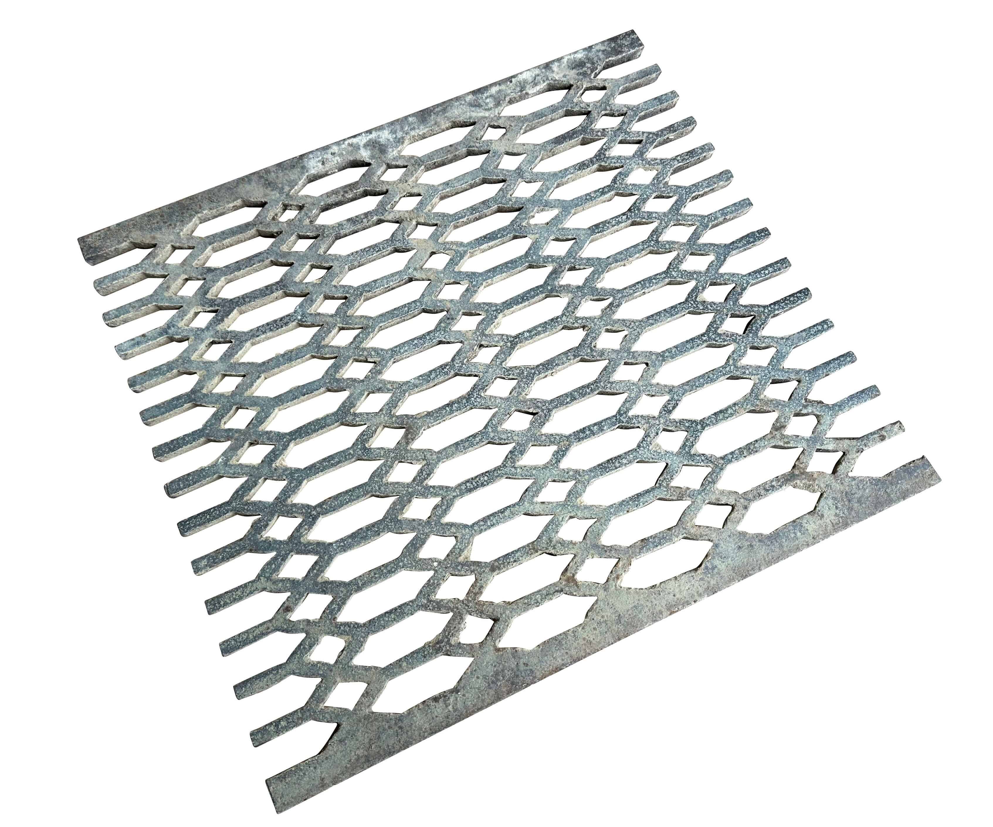 Salvaged Victorian Cast Iron Floor Grille / Grid