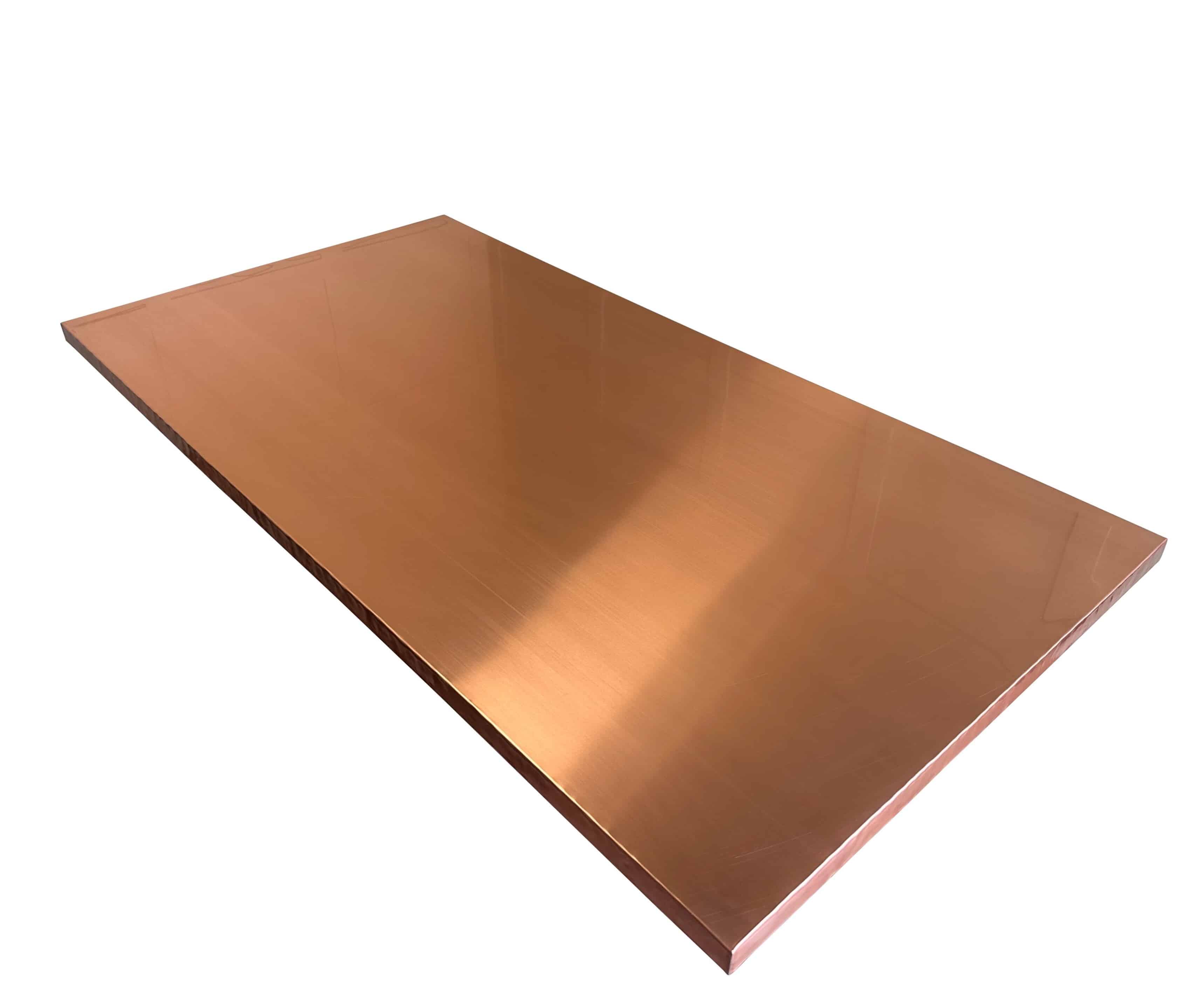 Bespoke Natural Copper Kitchen Table Top