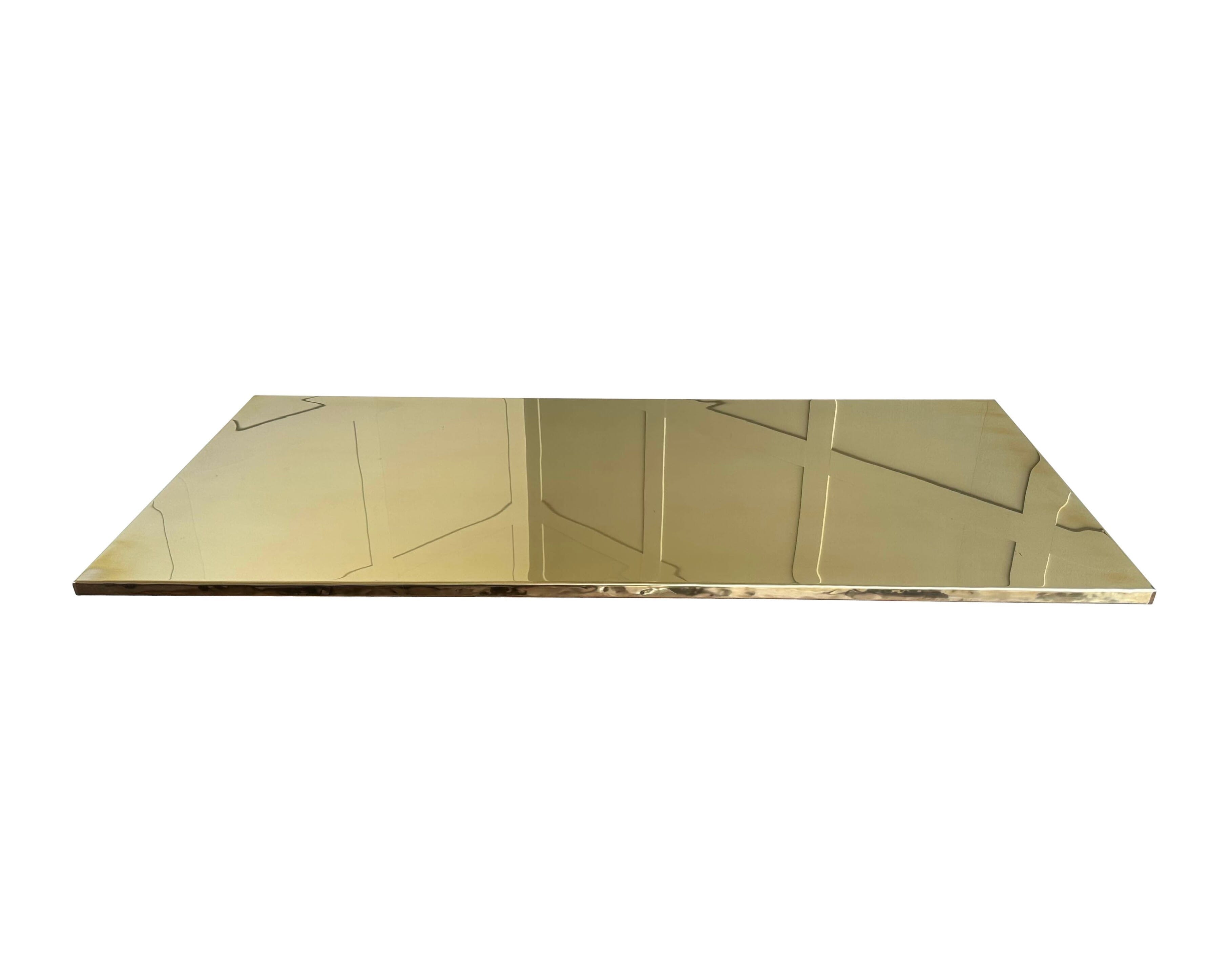 Natural Shiny Brass Kitchen Countertop - D2216