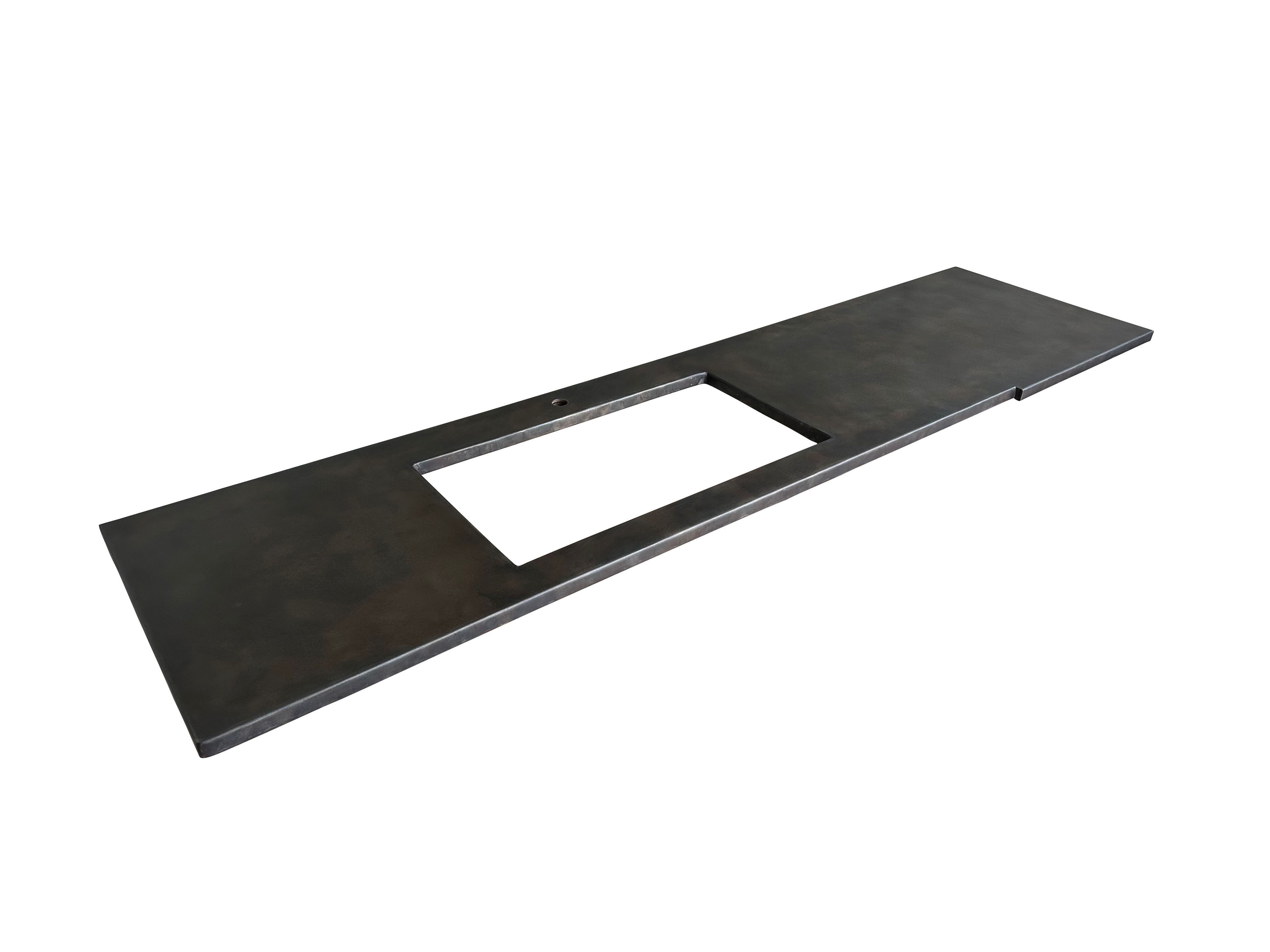 Bespoke Antique Zinc Kitchen Worktop - D2217