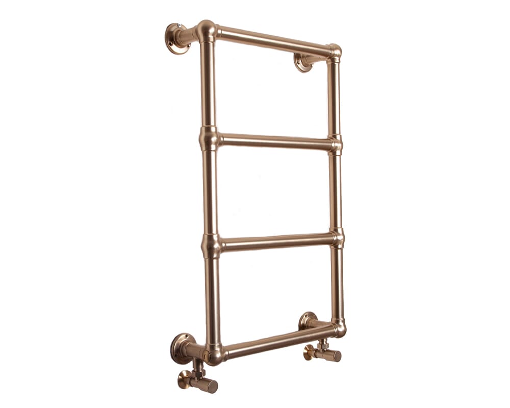 Carron Wall Mounted Bathroom Brushed Brass Towel Rail - TOW261