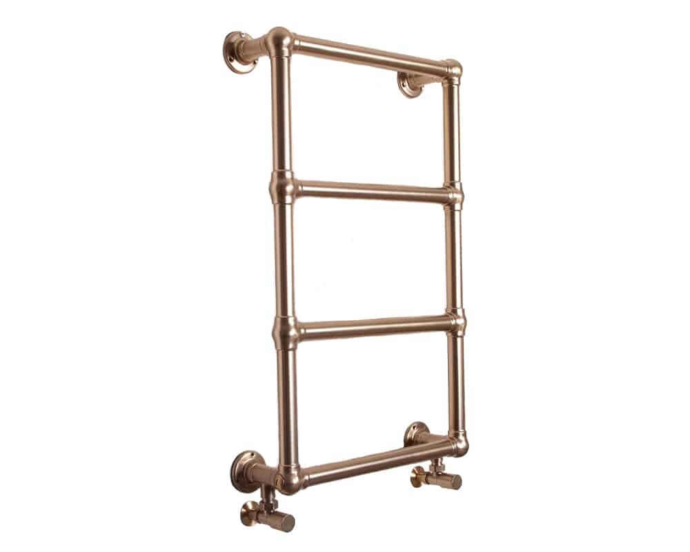 Carron Wall Mounted Bathroom Brushed Brass Towel Rail