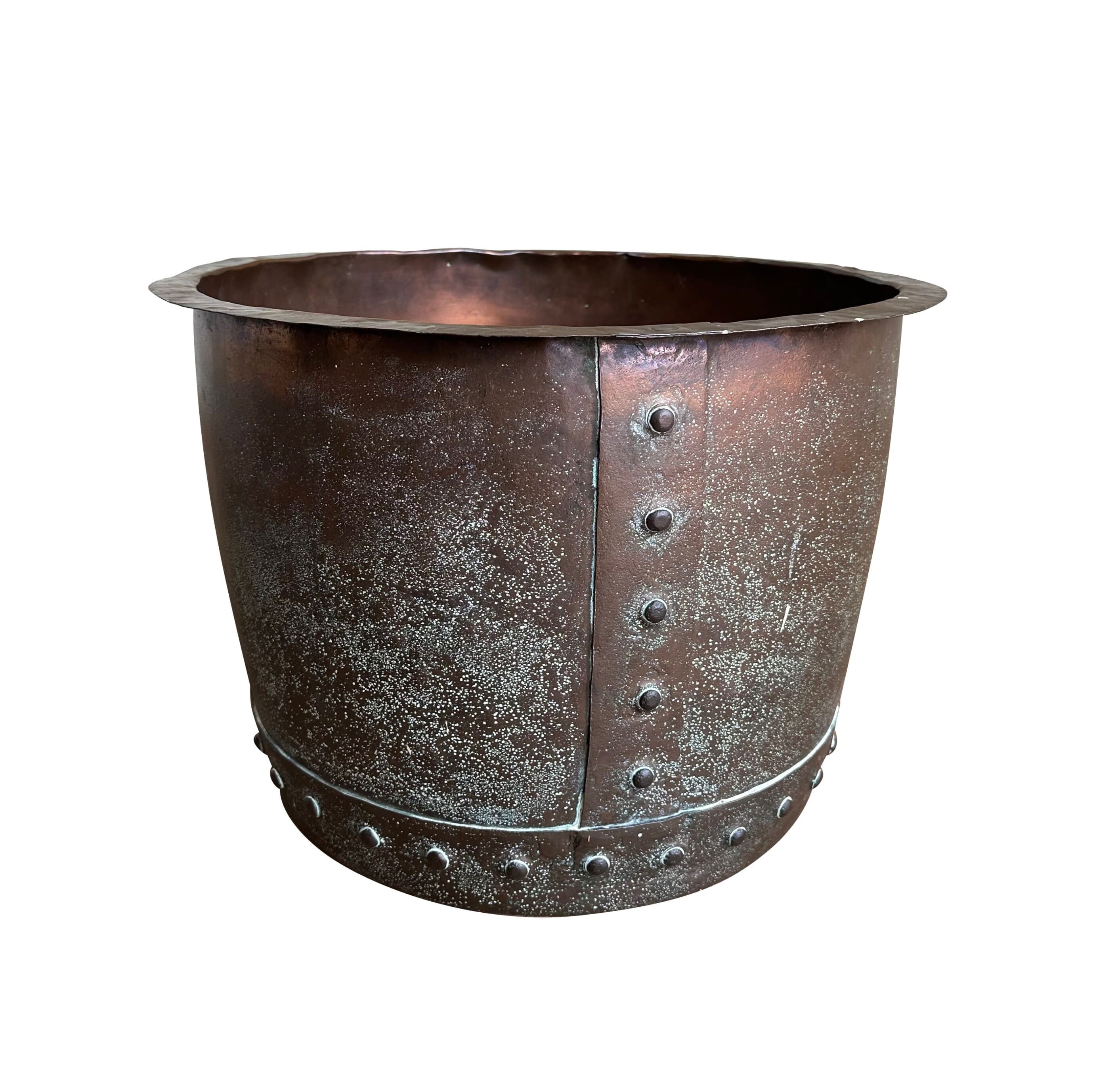 Original Outdoor Copper Garden Planter / Pot - 10586