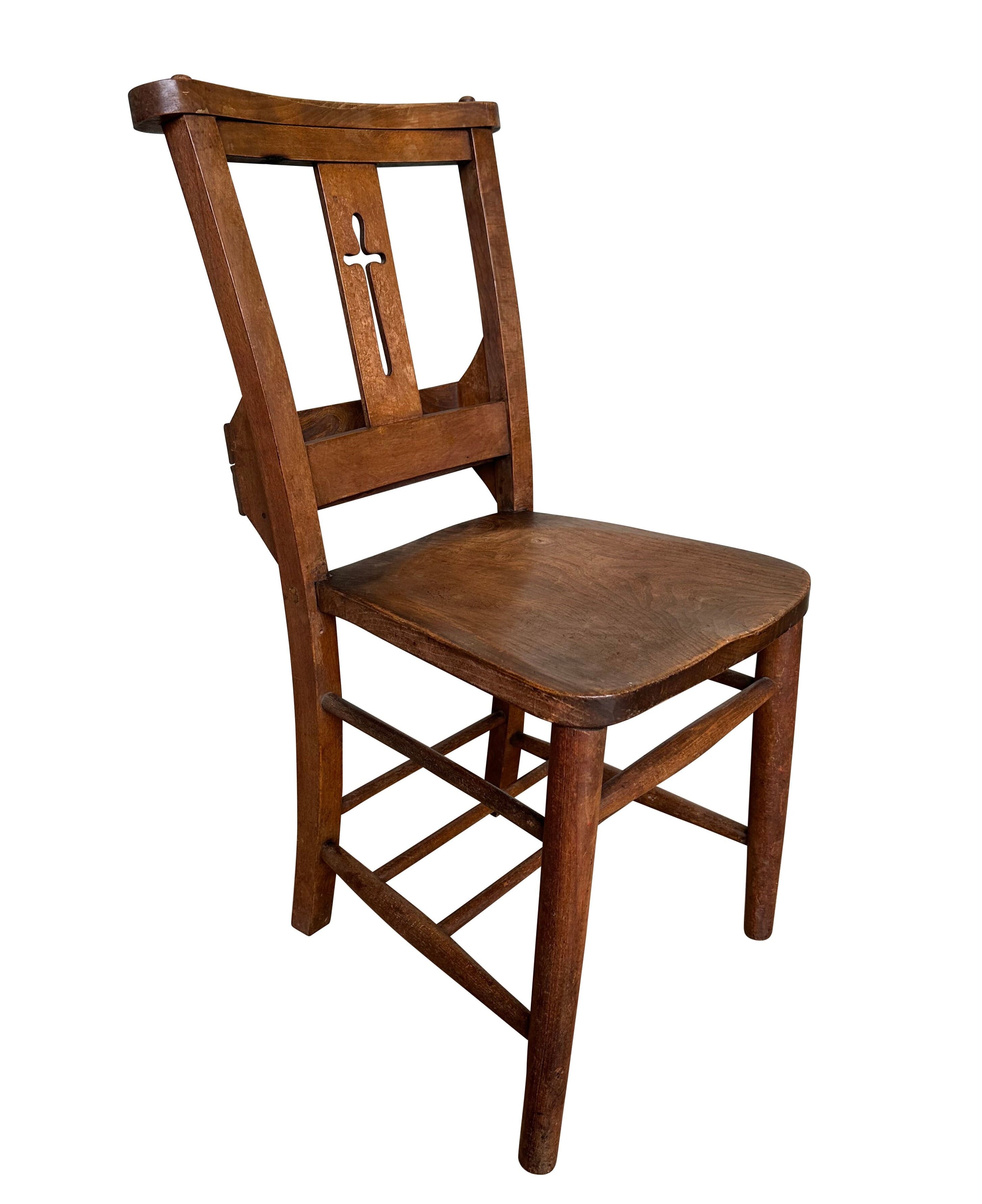 Antique Victorian Original Church / Chapel Chairs - 10595