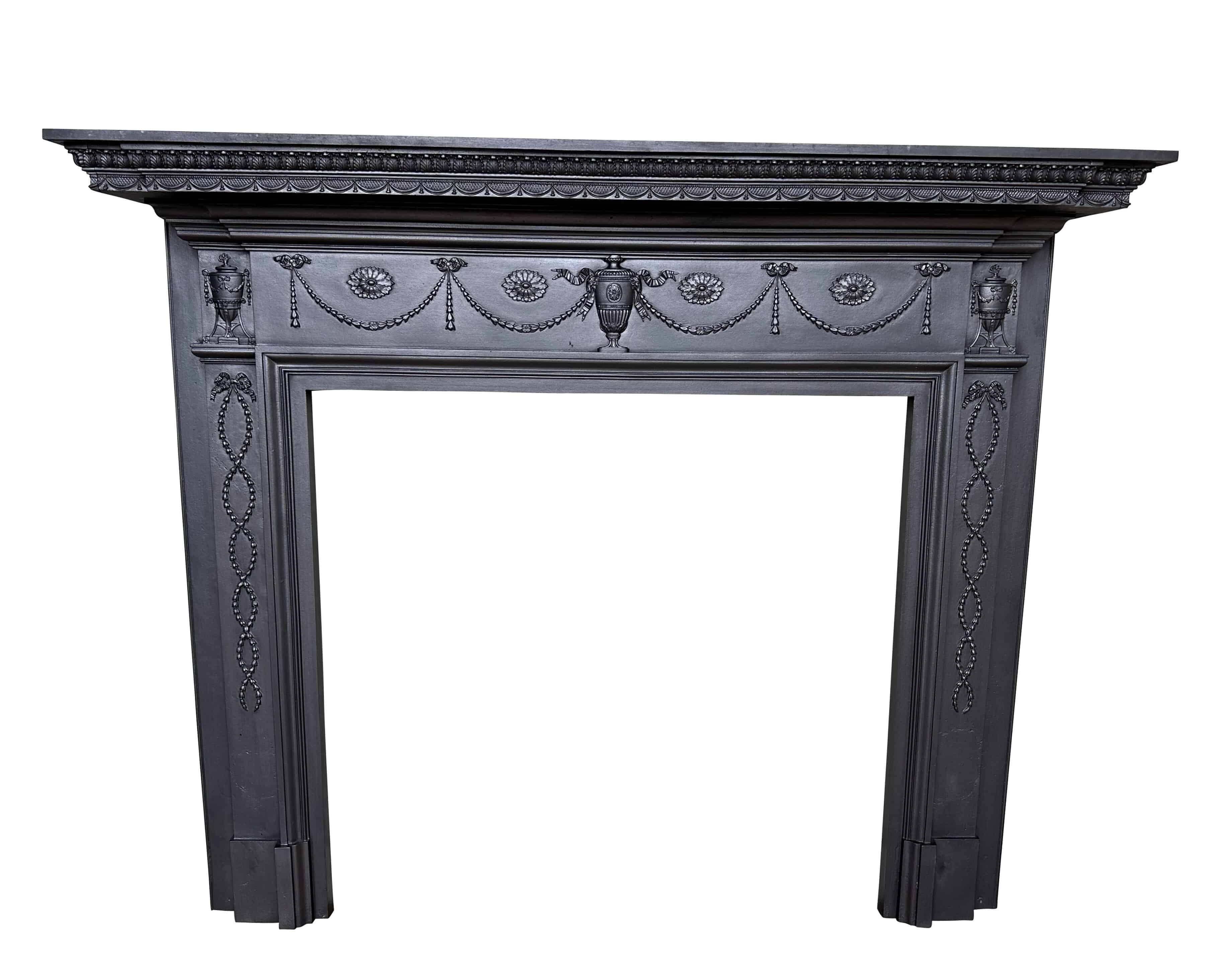Victorian Original Rotherham Cast Iron Fire Surround