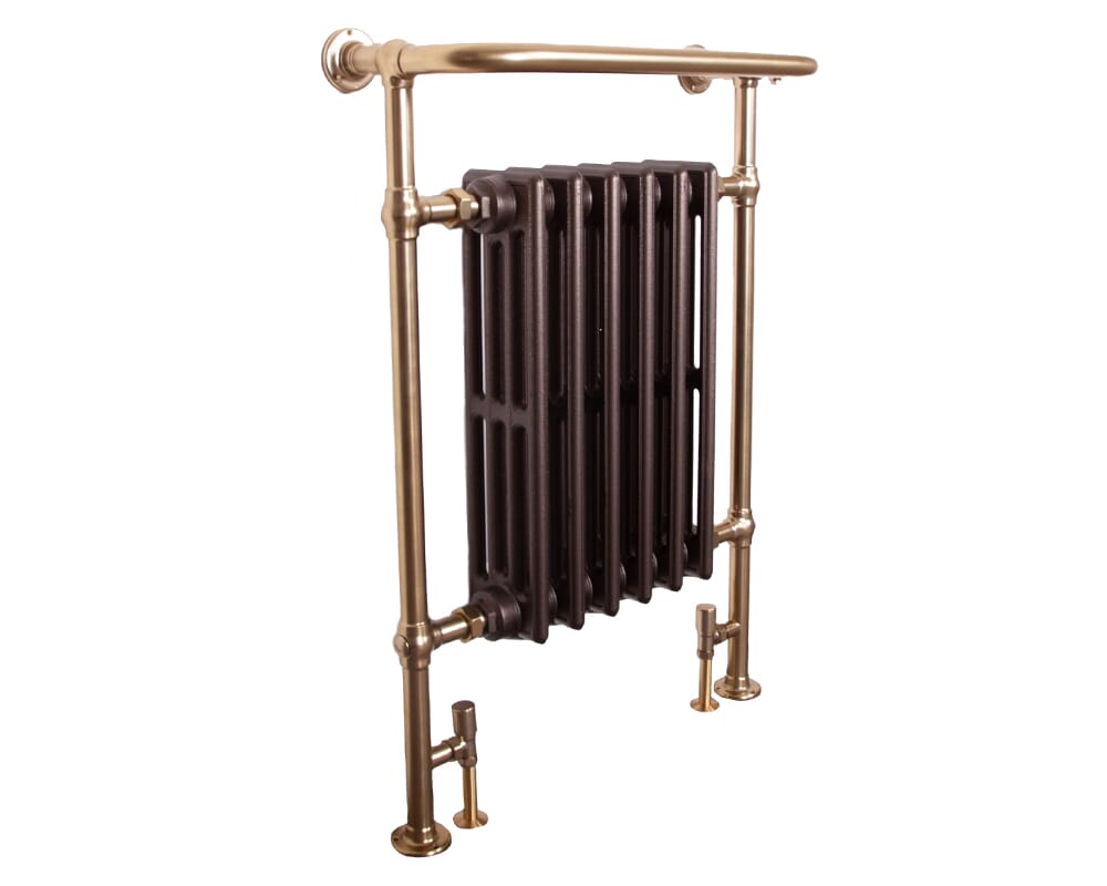 Carron Brushed Brass Broughton Bathroom Towel Rail - TOW257