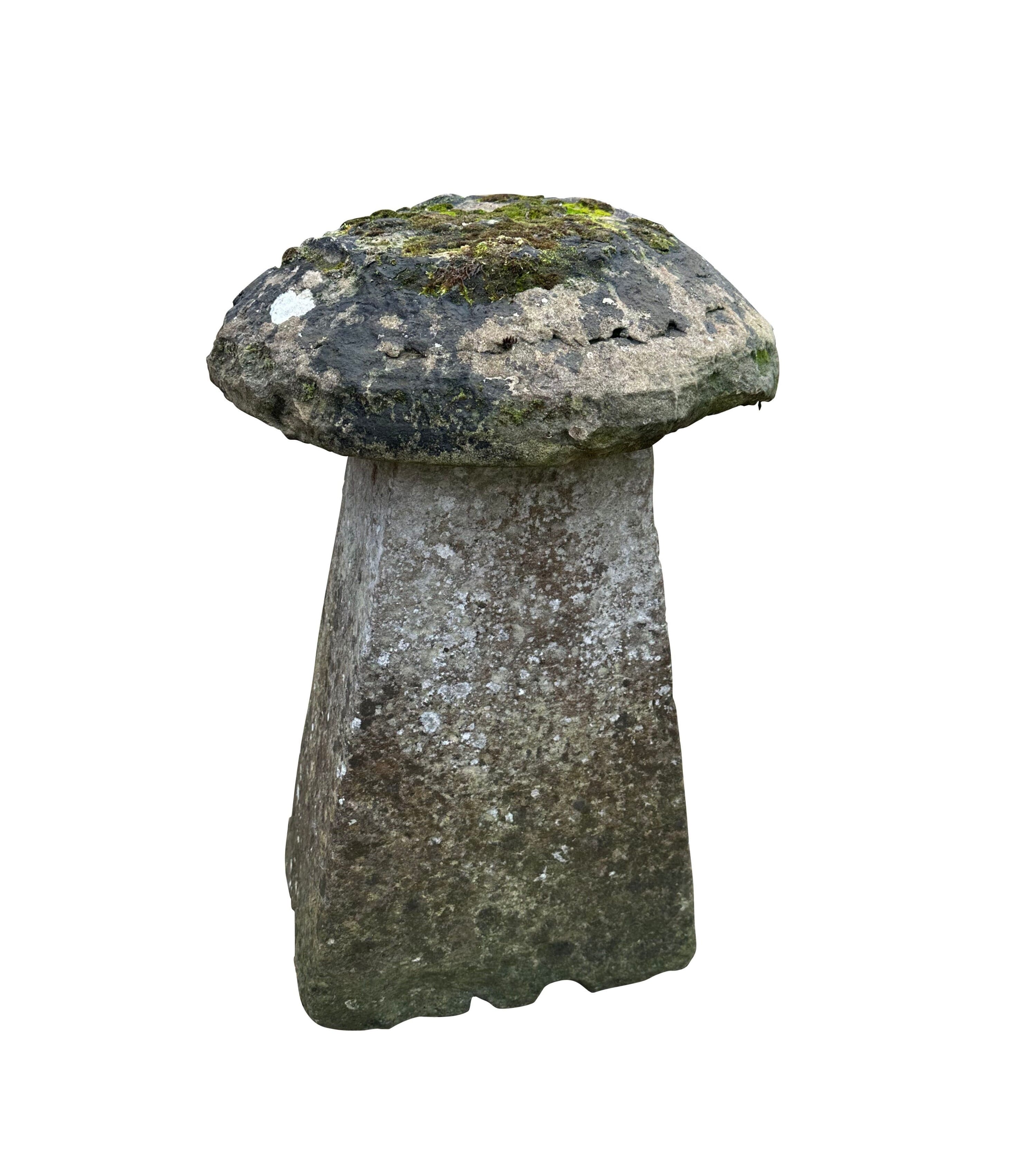 Original Garden Outdoor Reclaimed Carved Staddle Stone - 10617A