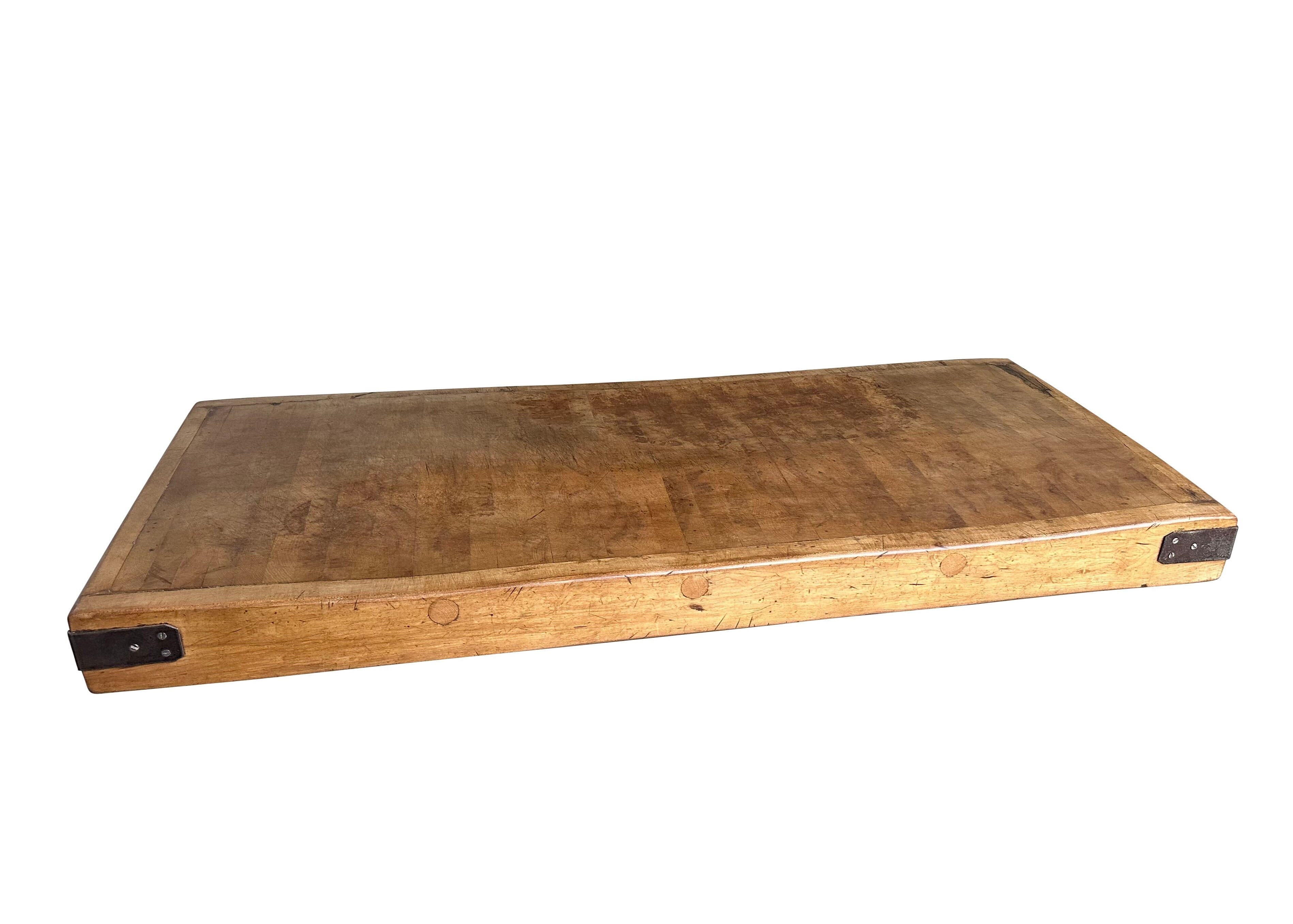 Original Old Maple Kitchen Butchers Chopping Block - 10558