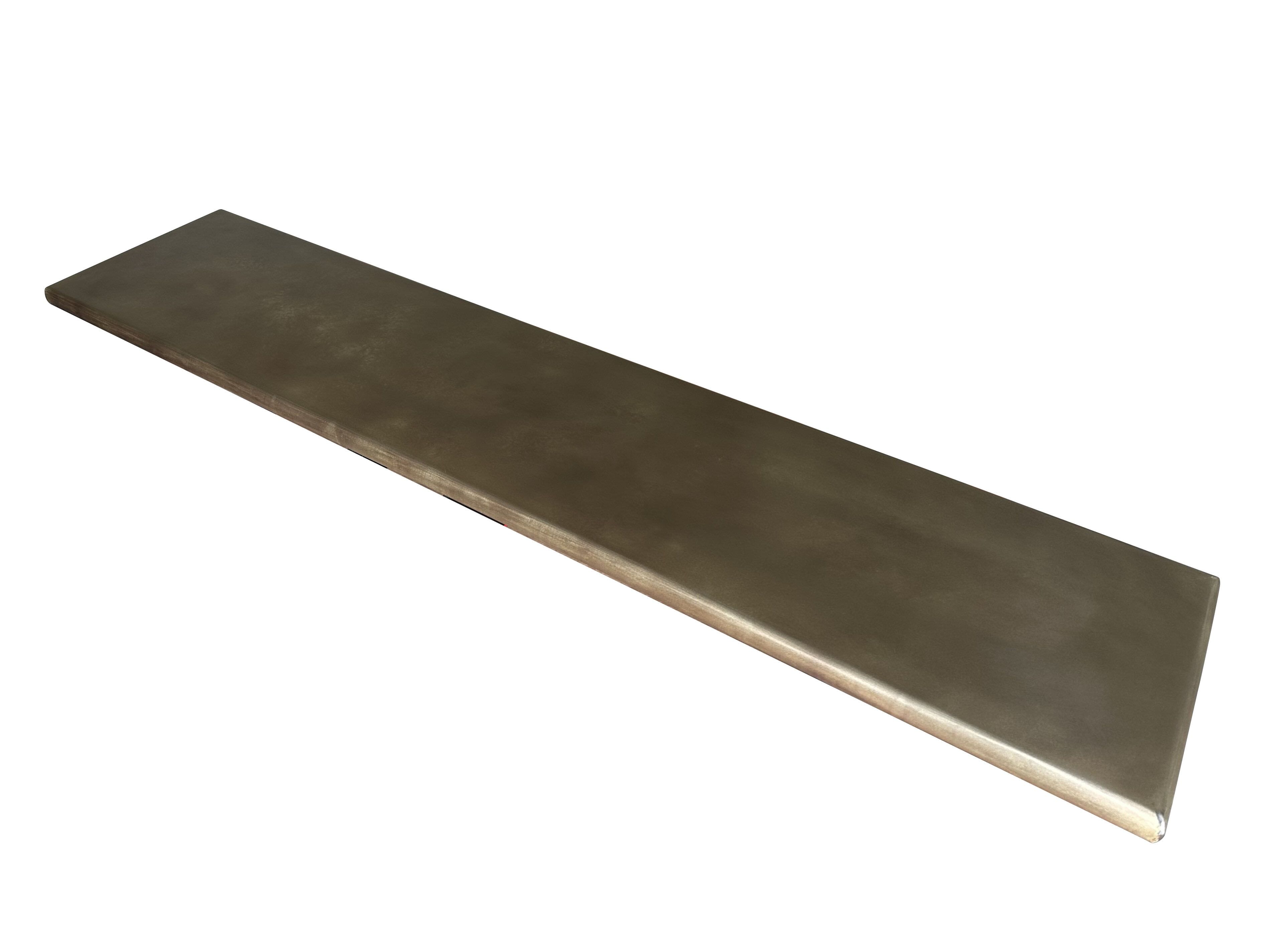 Handmade Antique Brass Bullnose Worktop - D2236