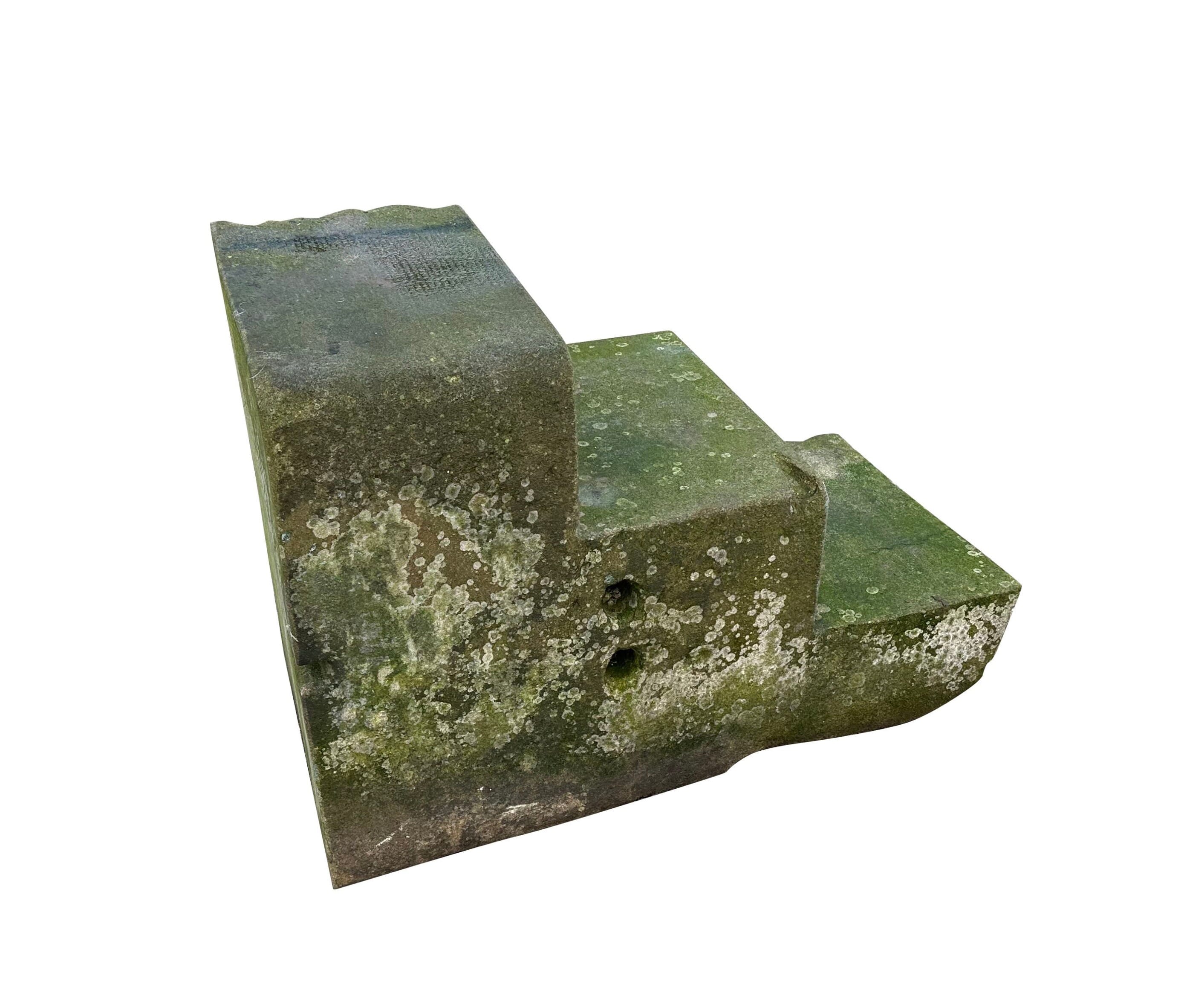 Original Stone Hand Carved Horse Mounting Block - 10274A