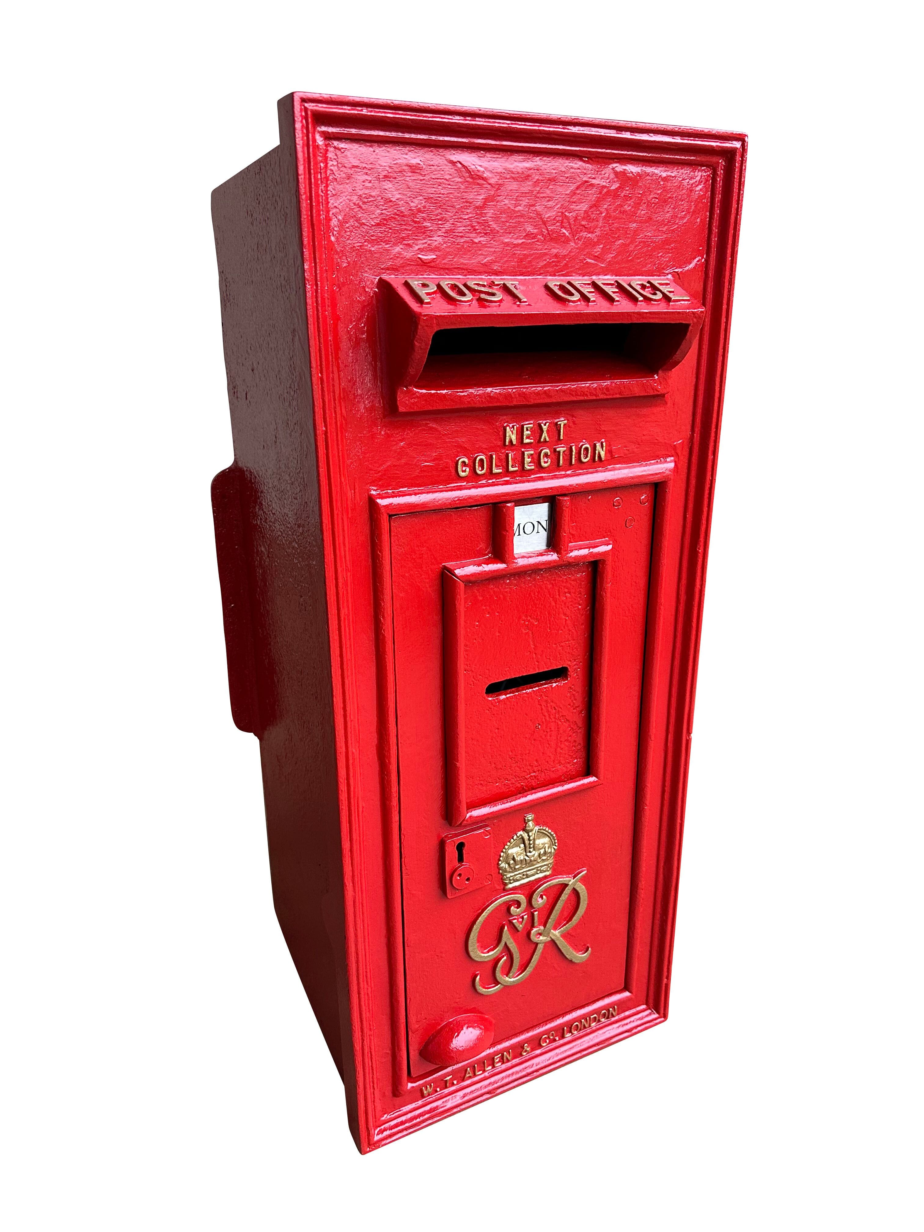 Original George VI Wall Mounted Cast Iron Post Box - 10401
