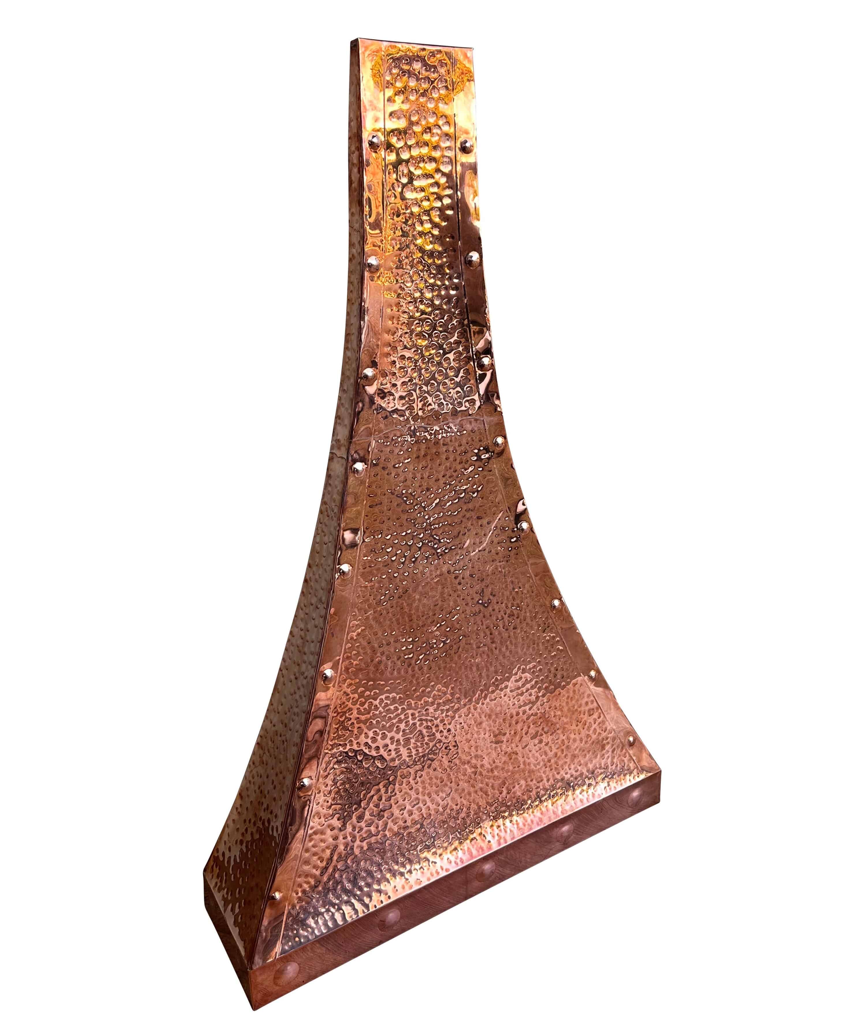 Reclaimed Hand Beaten Copper Fireplace Hood / Canopy