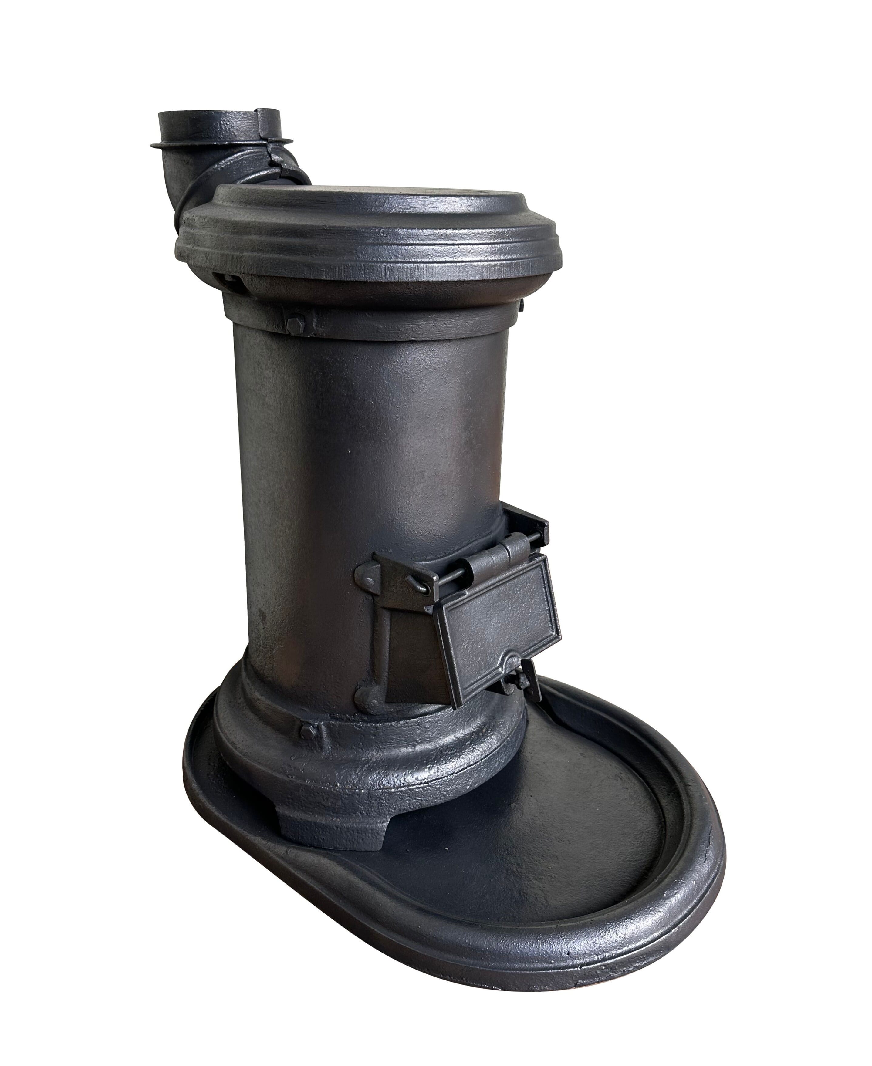 Salvaged Cast Iron Arctic Stove with Cast Iron Tray - 10523