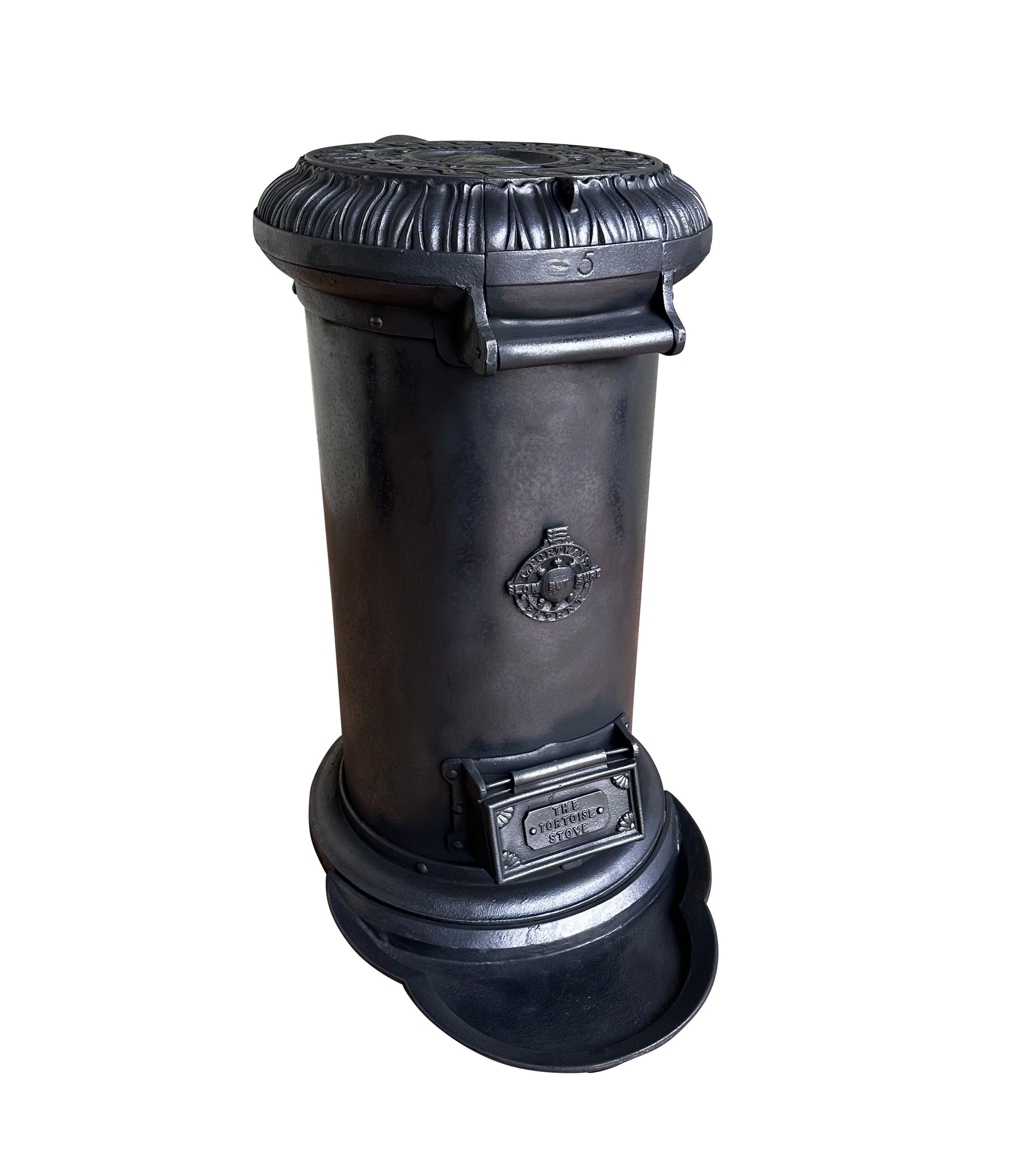 Rare Reclaimed Large Portway Antique Tortoise Stove No 5 - 10613