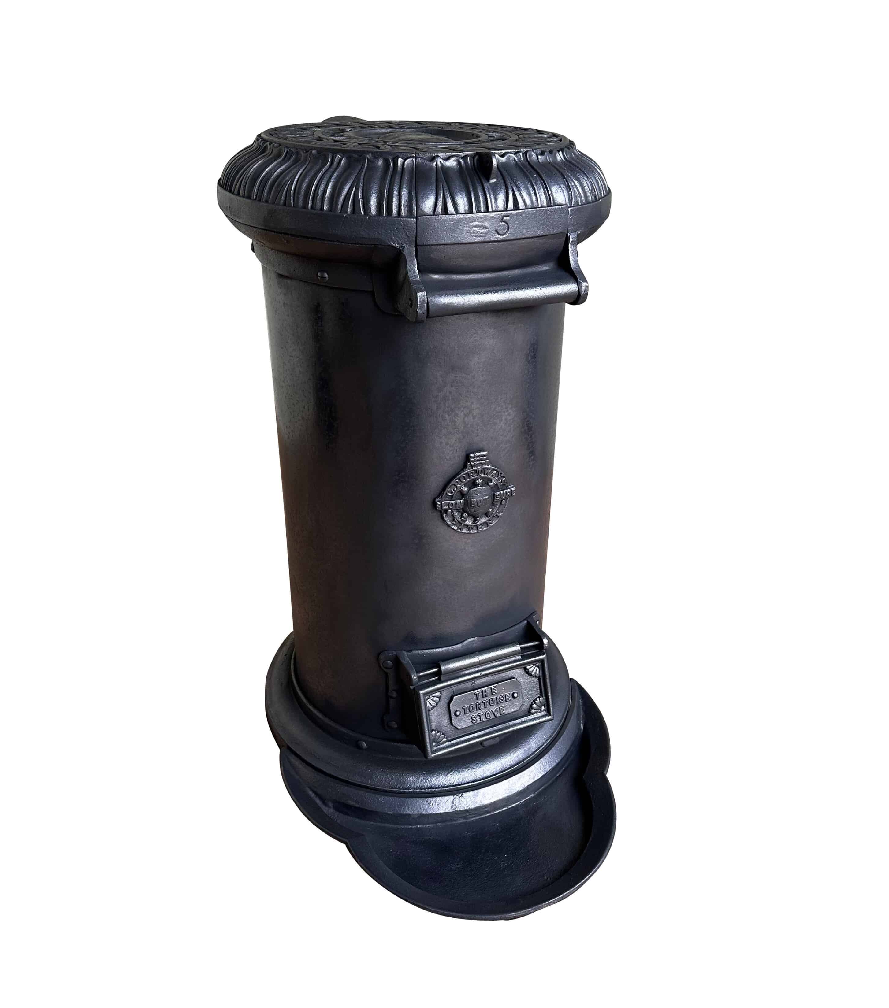 Rare Reclaimed Large Portway Antique Tortoise Stove No 5
