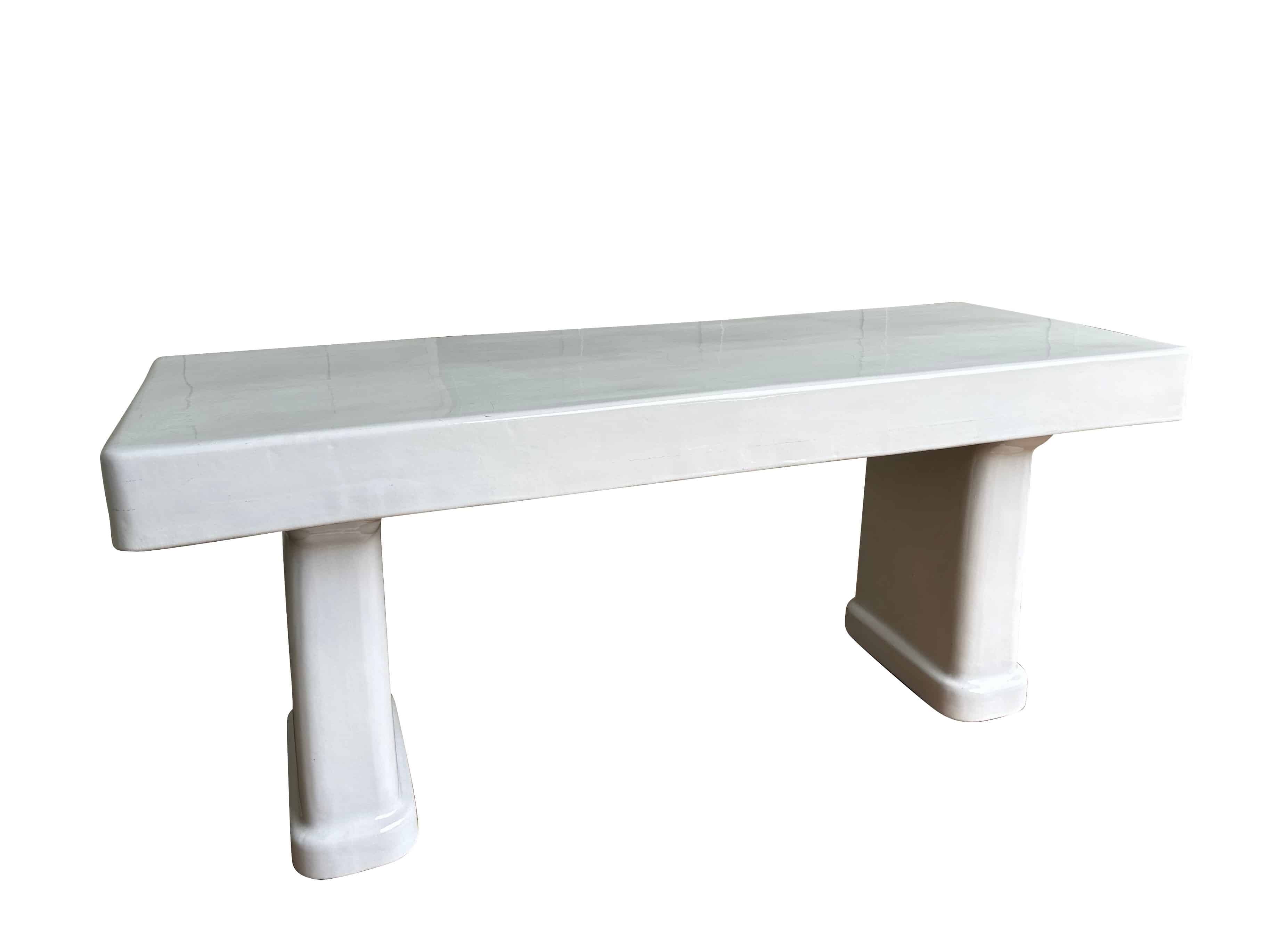 Original Twyfords Chapel Of Rest Mortuary Table / Slab