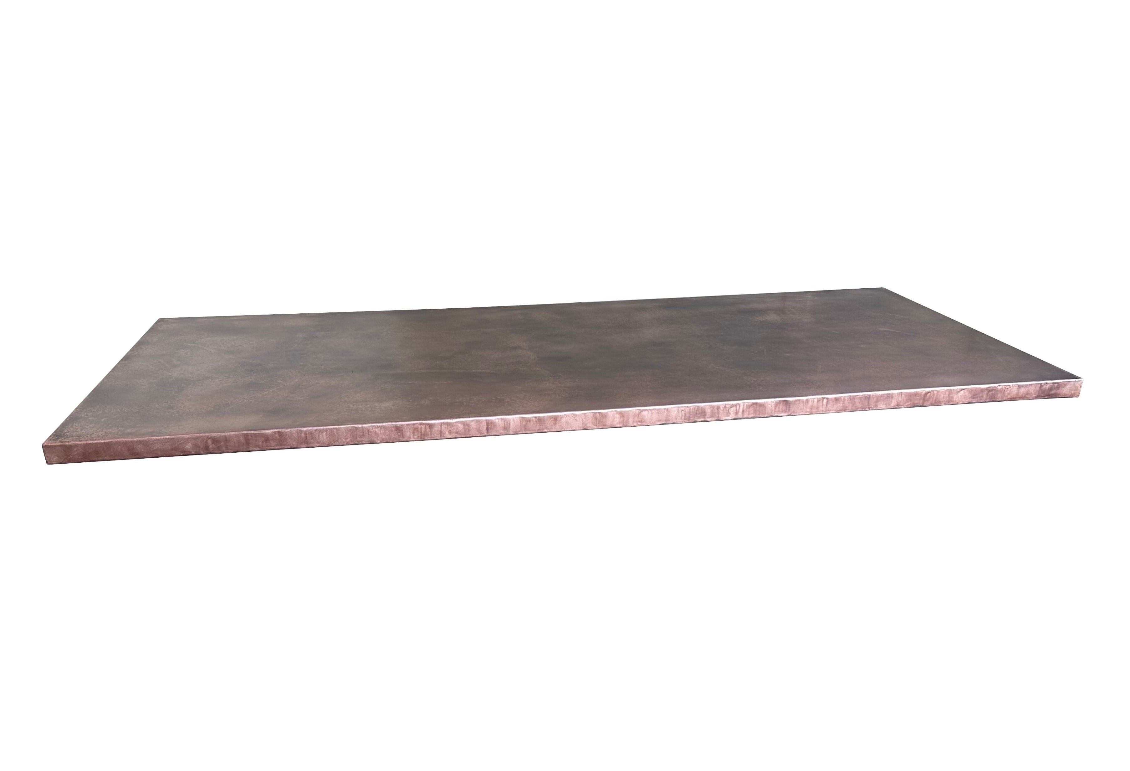 Bespoke Antique Copper Central Island Top - D2248