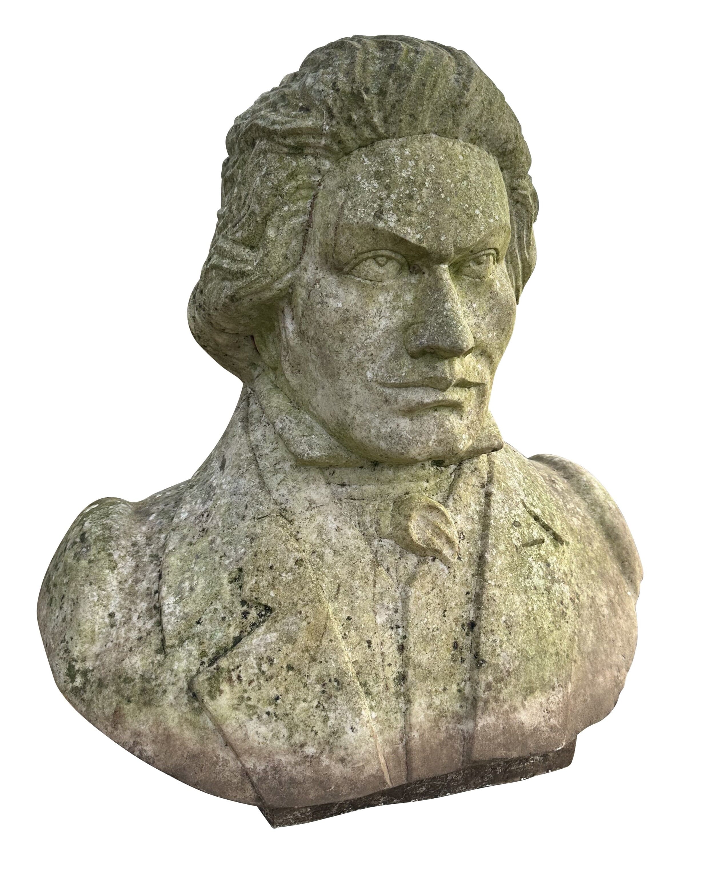 Victorian Hand Carved Marble Statue of George Washington - 10663