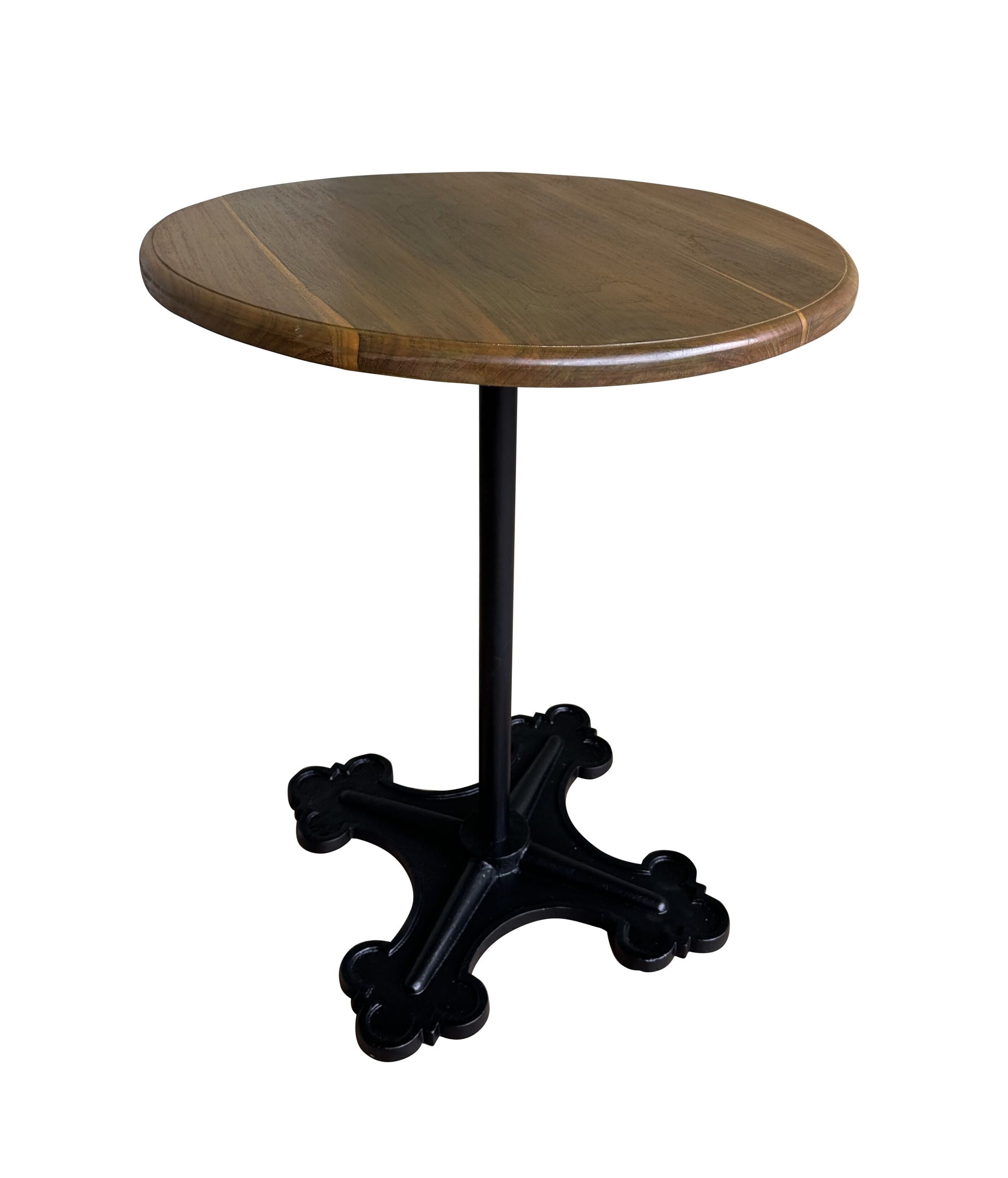 Reclaimed Pub / Restaurant Cast Iron Table & Hardwood Top - 10646