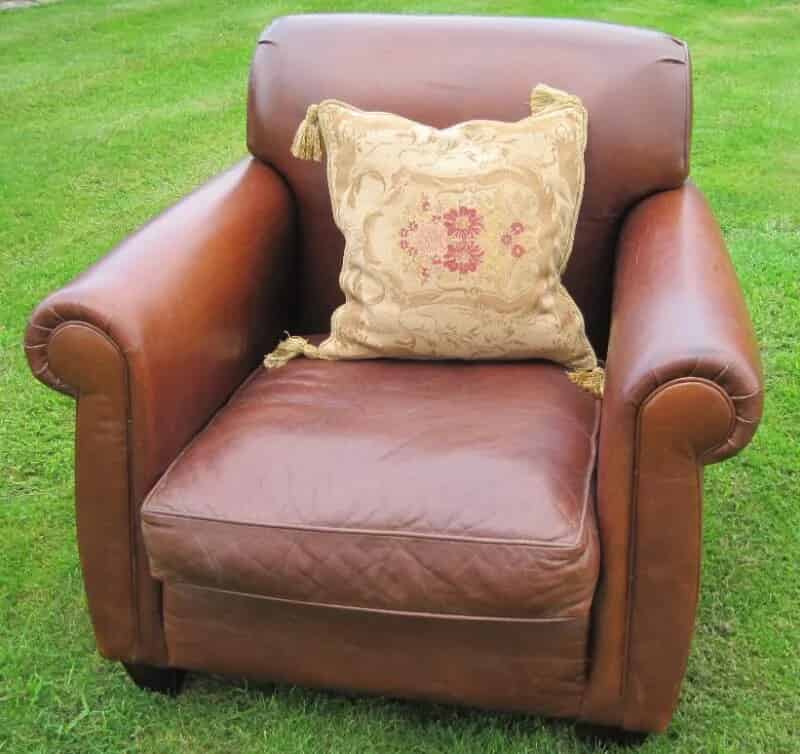 Laura Ashley High Backed Winged Chair - cushion included