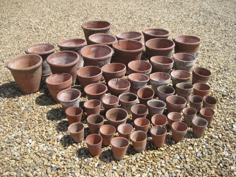 Lot 2 - Large Quantity of Antique Teracotta Plant Pots - 4726