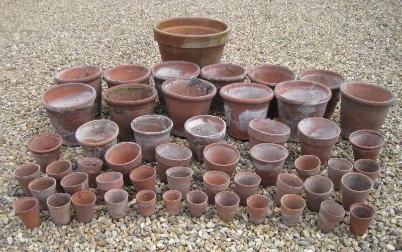 Lot 3 - Large Quantity of Antique Teracotta Plant Pots - 4727