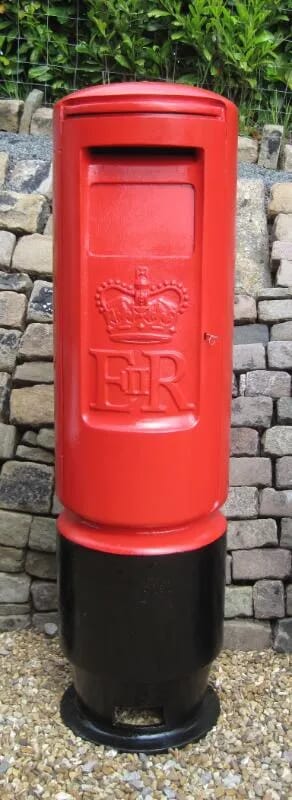 Original Royal Mail Red Pillar Box - 4533