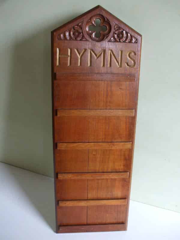 Primary Image - Antique Oak Church Hymns Board