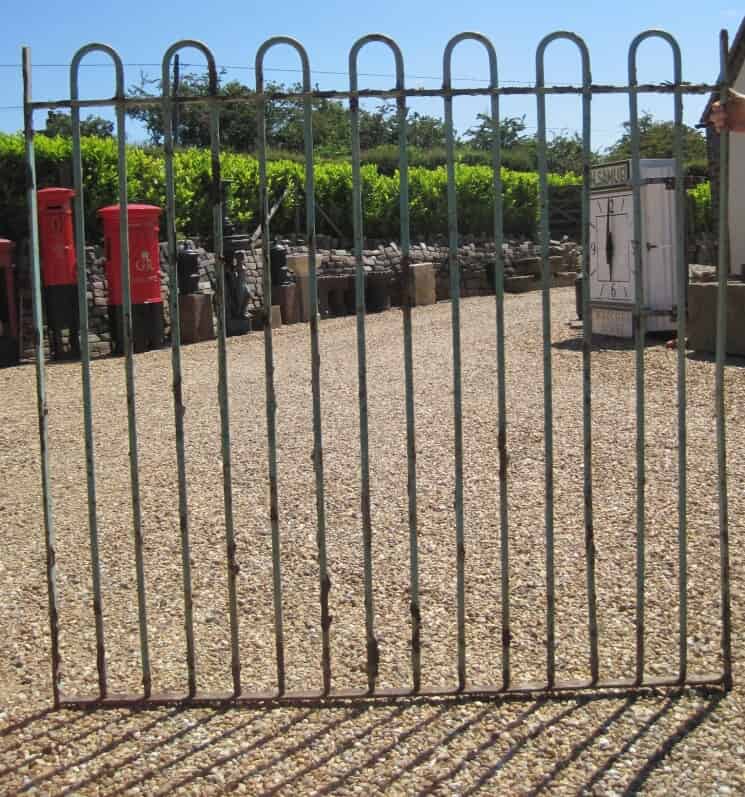 Set of 10 Antique Reclaimed Wrought Iron Railings