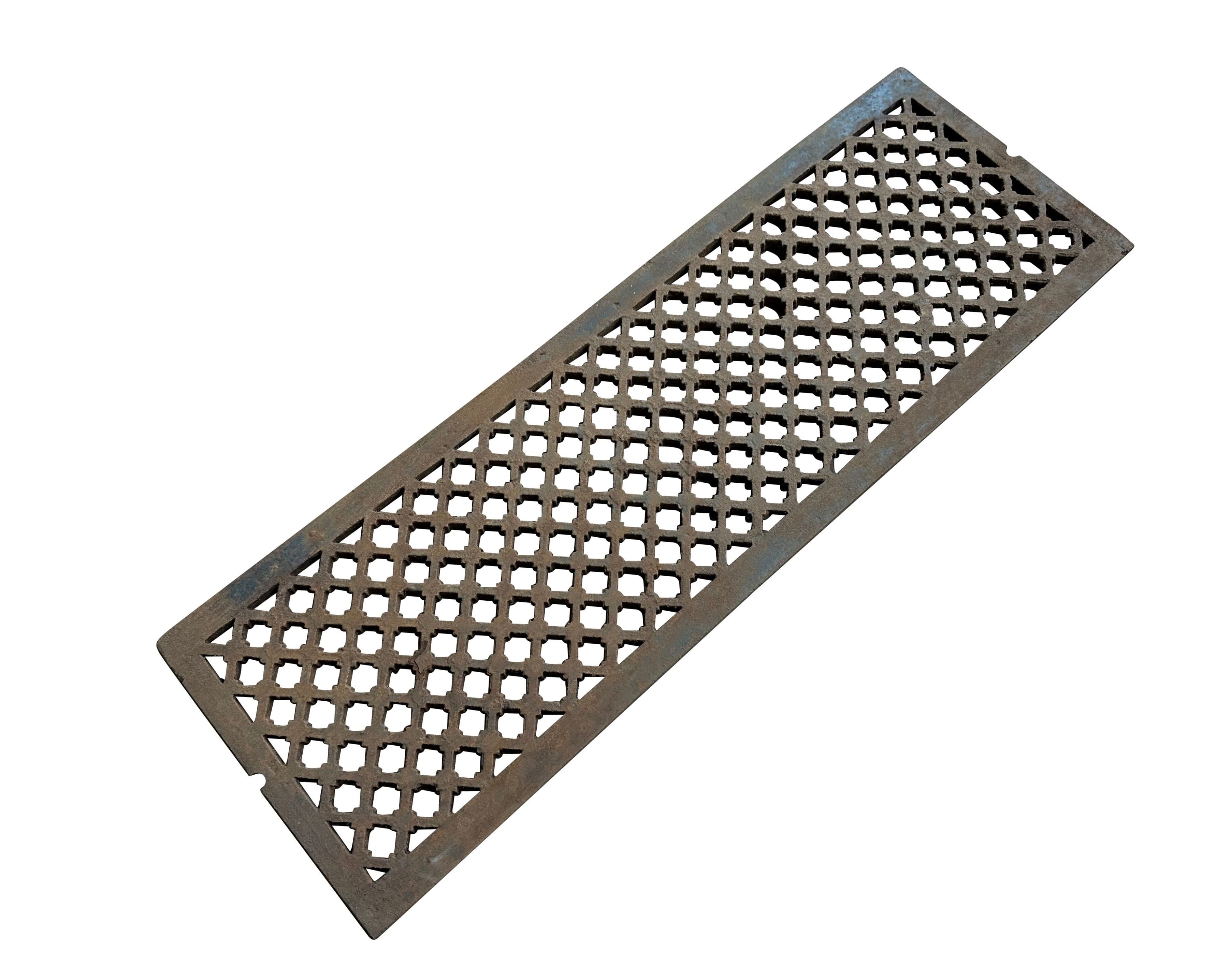 Decorative Victorian Cast Iron Floor Grille / Grid - 10683