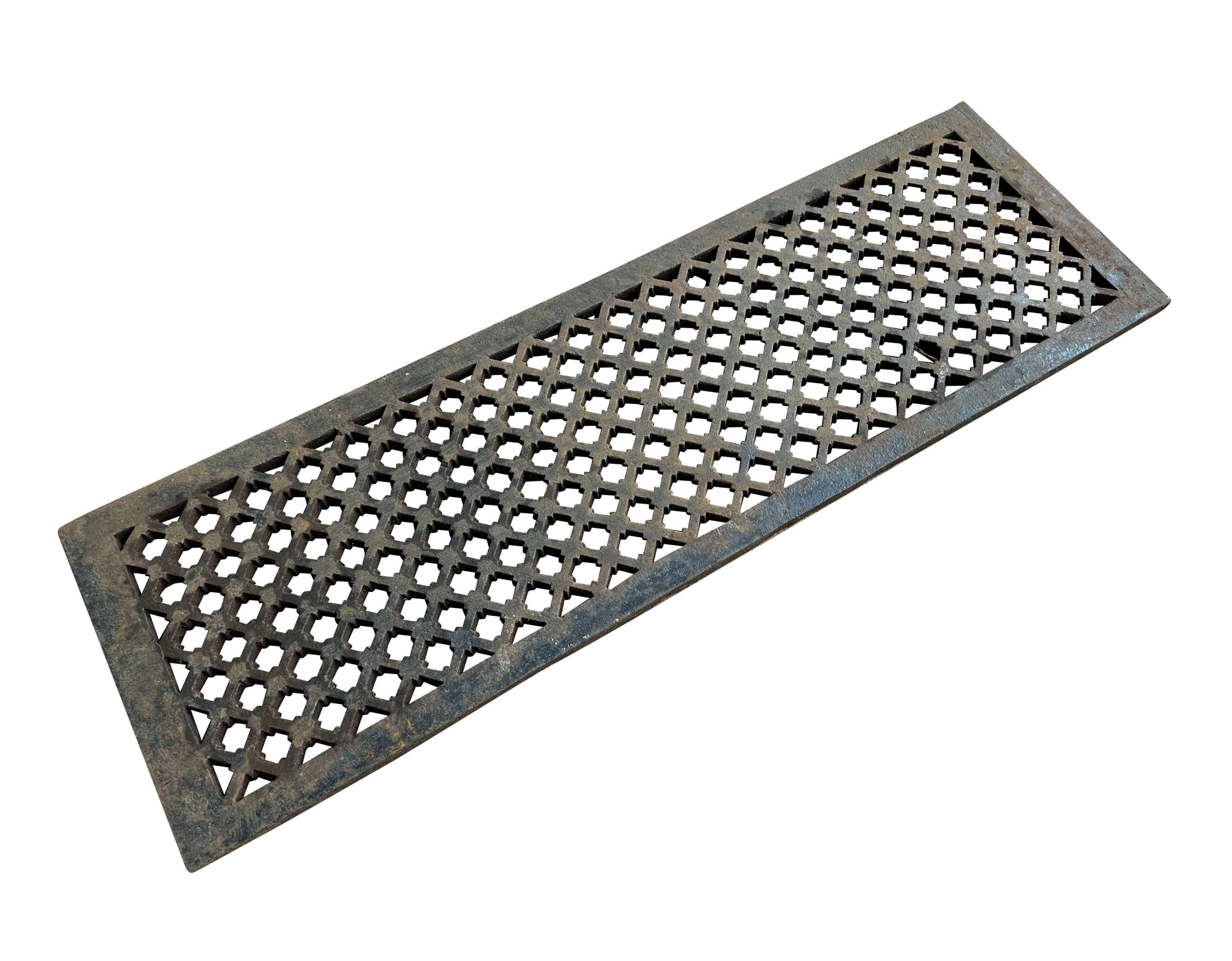 Old Victorian Reclaimed Cast Iron Floor Grille / Grid