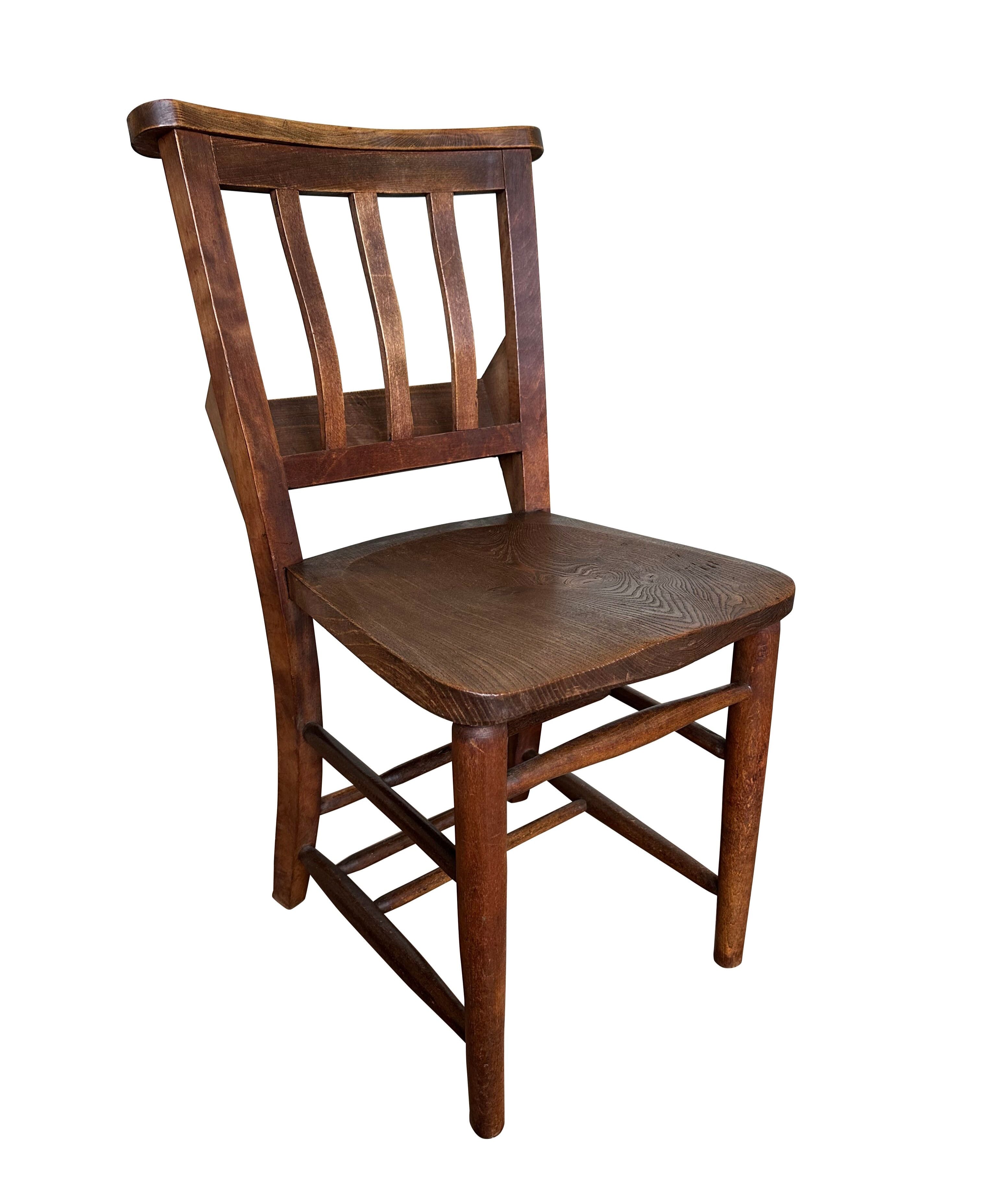 Victorian Original Antique Church Chapel Chairs - 10722