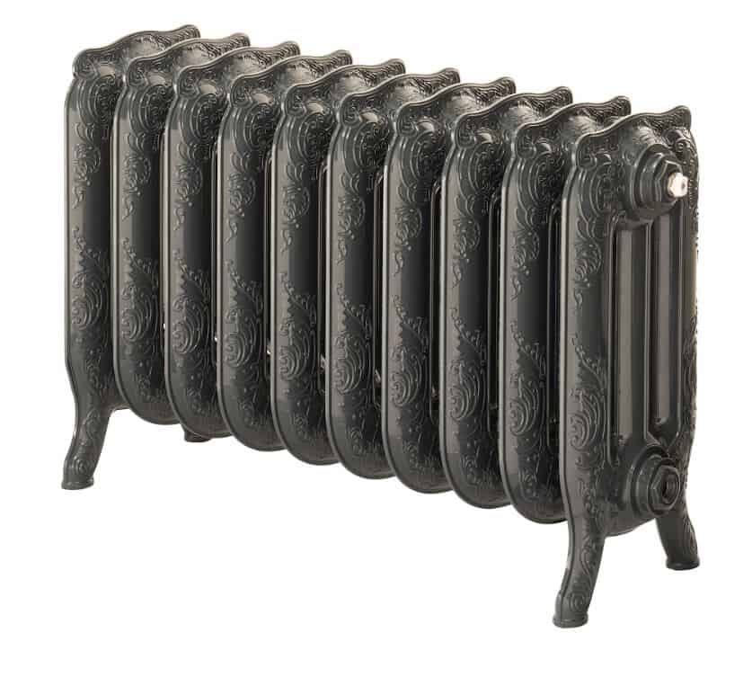 Arroll Aluminium Rococo Anthracite Radiator 470mm Tall