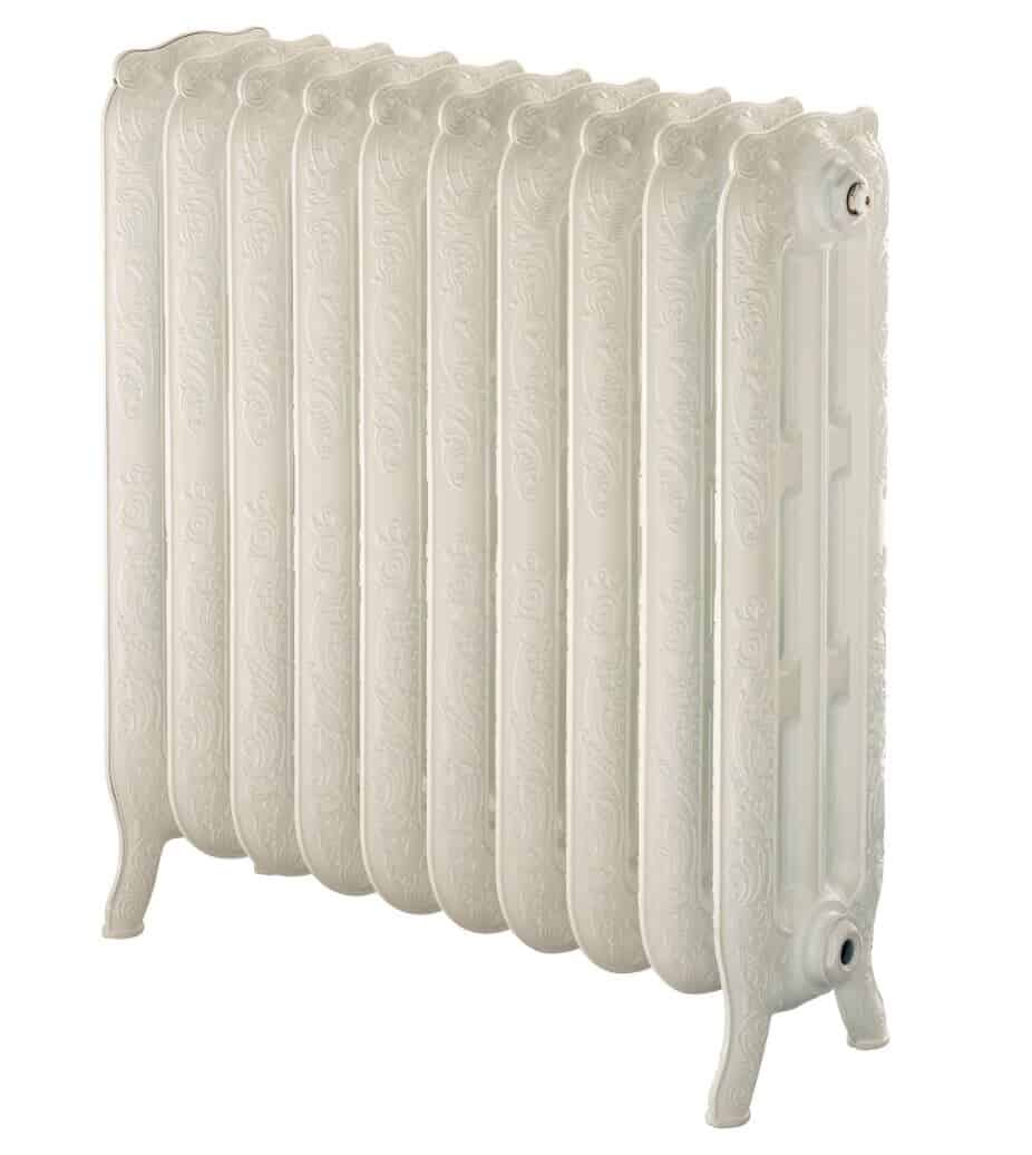 Arroll Aluminium Rococo White Radiator 770mm Tall