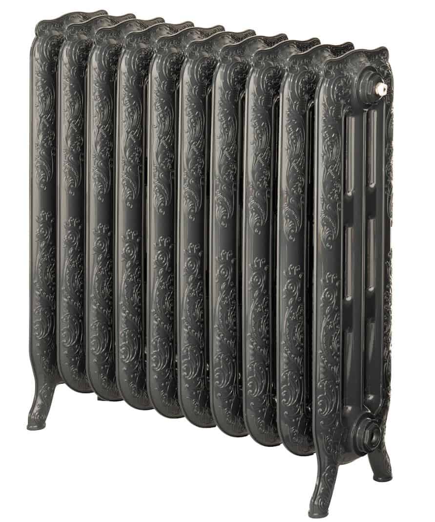 Arroll Aluminium Rococo Anthracite Radiator 770mm Tall