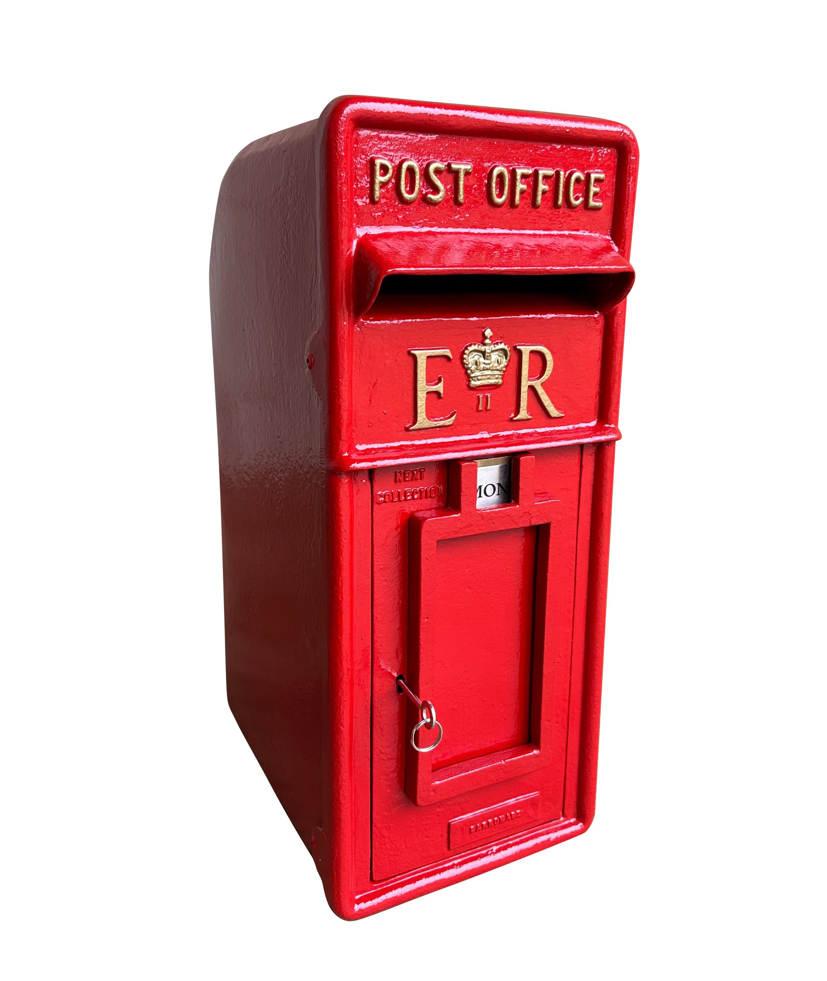 Original Post Office Cast Iron ER II Post Box - 9852