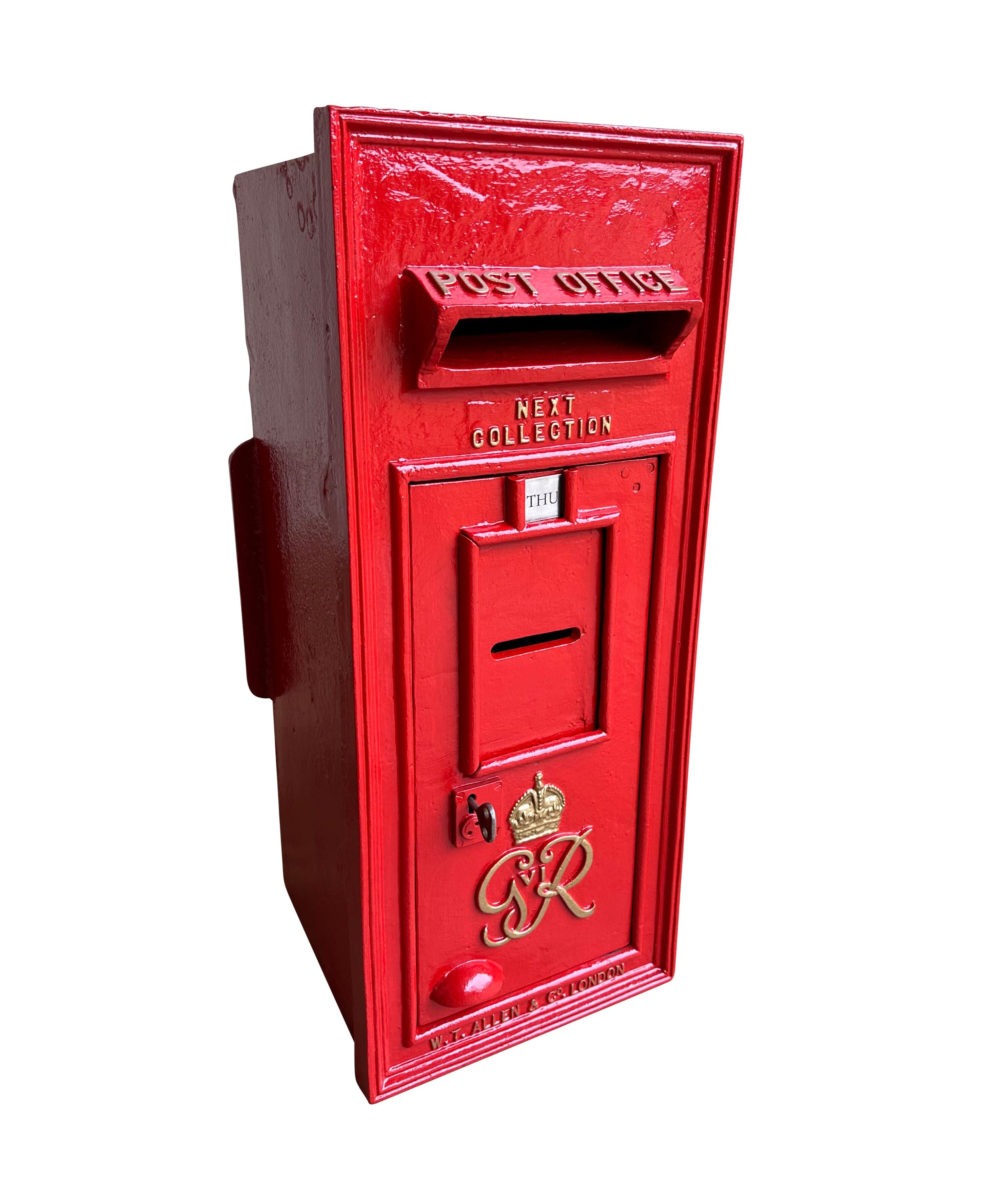 George VI Original Wall Mounted Cast Iron Post Box - 10451