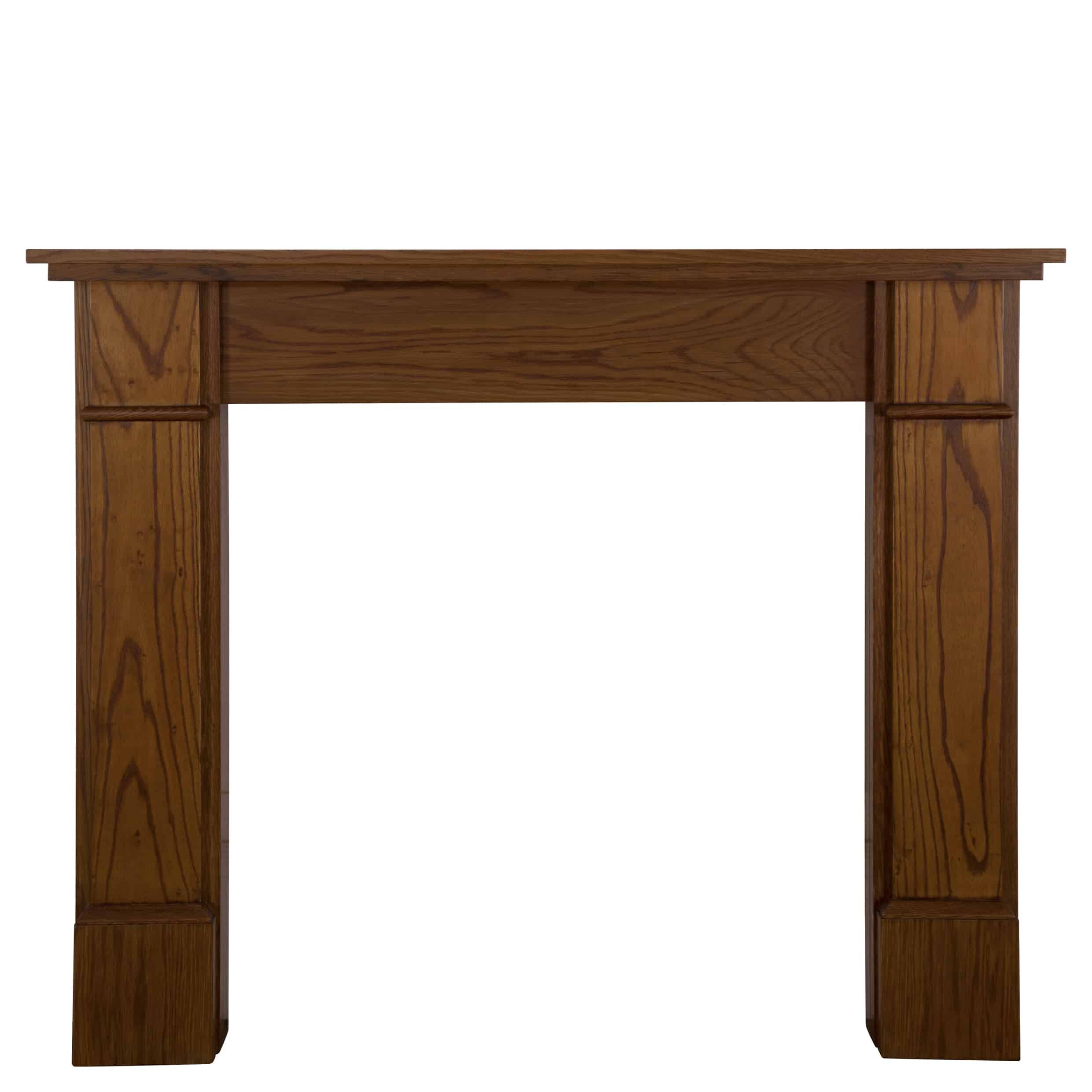 New Berrington Solid Oak Waxed Wooden Fireplace Surround