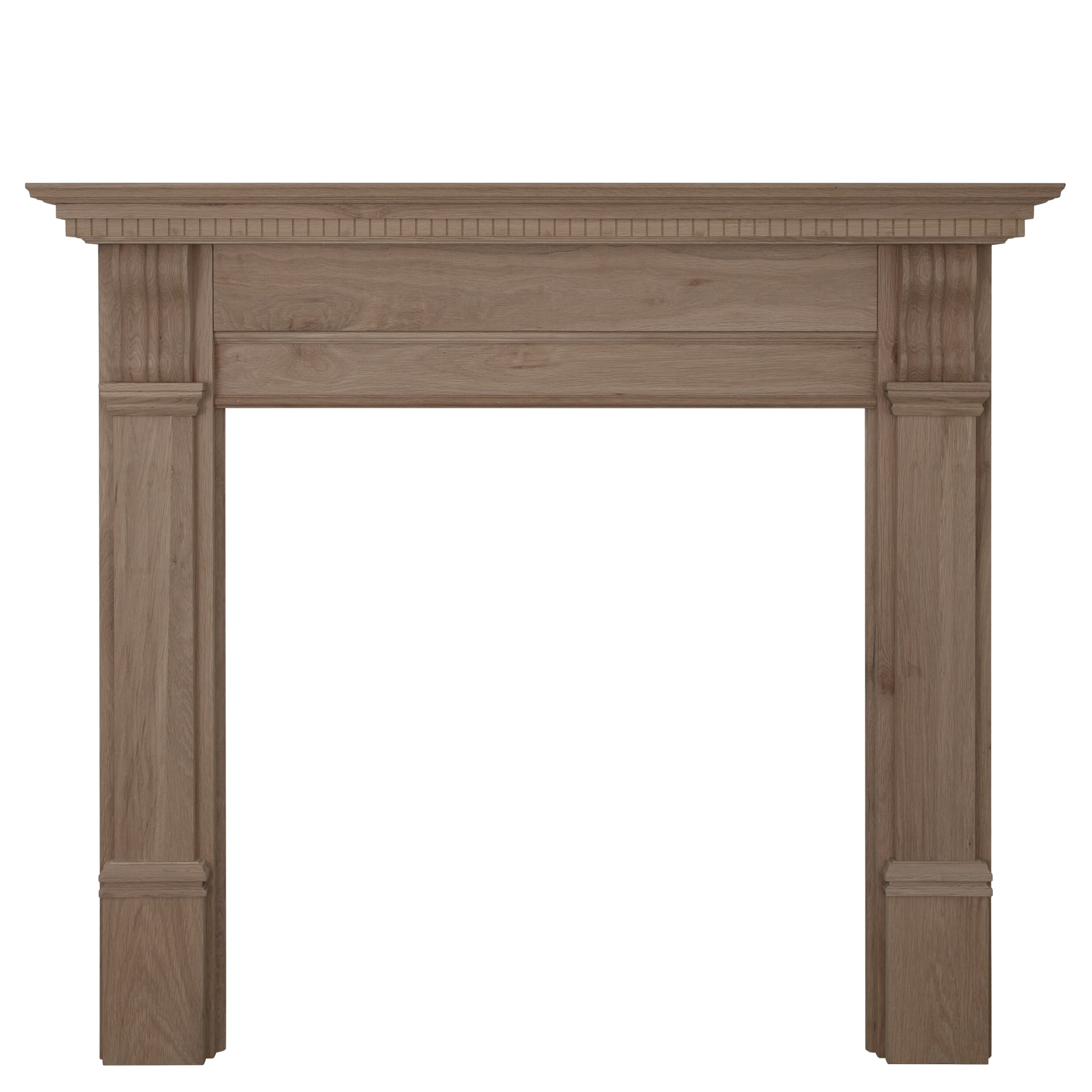 Corbel Unwaxed Solid Oak Fireplace Surround - FRM010