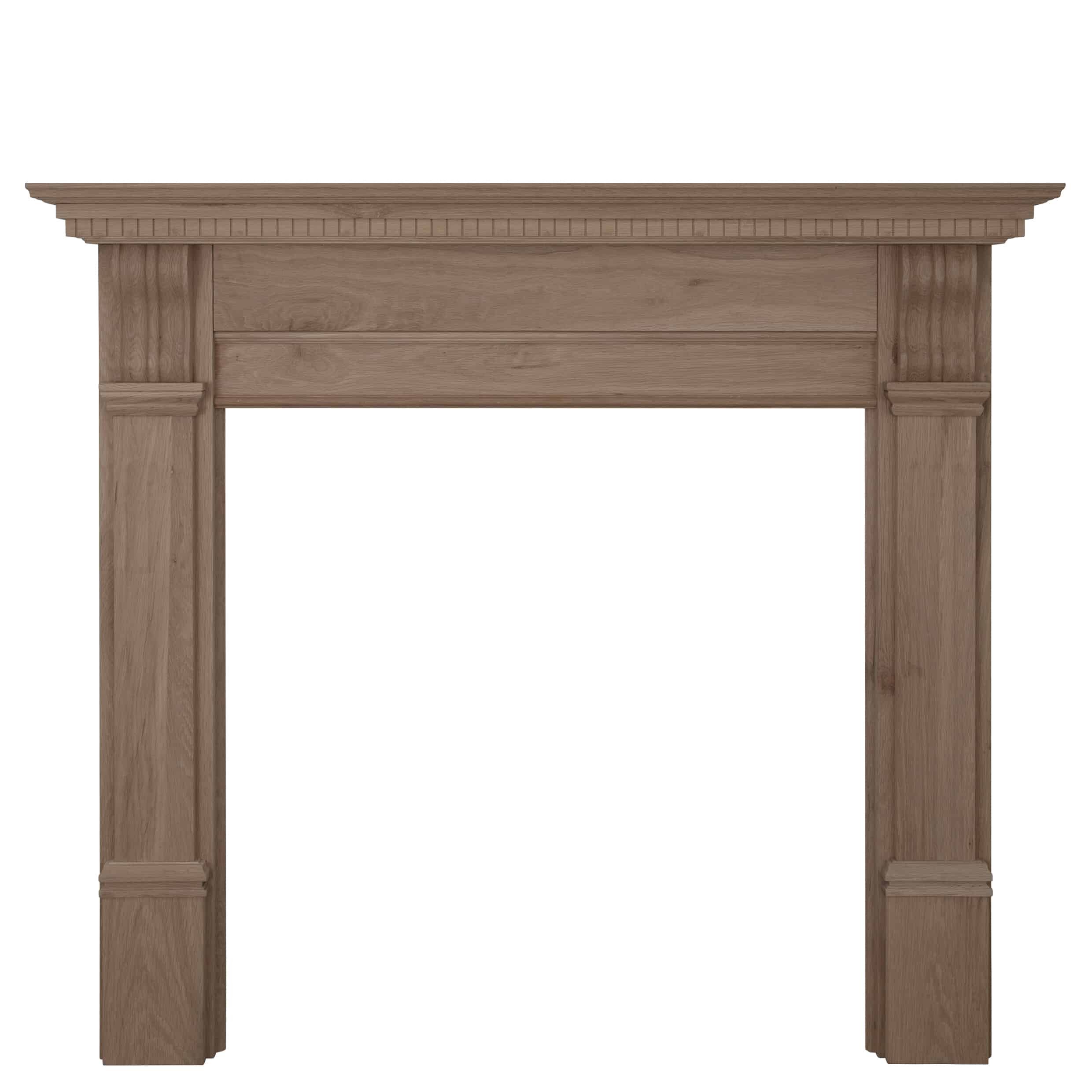 Corbel Unwaxed Solid Oak Fireplace Surround